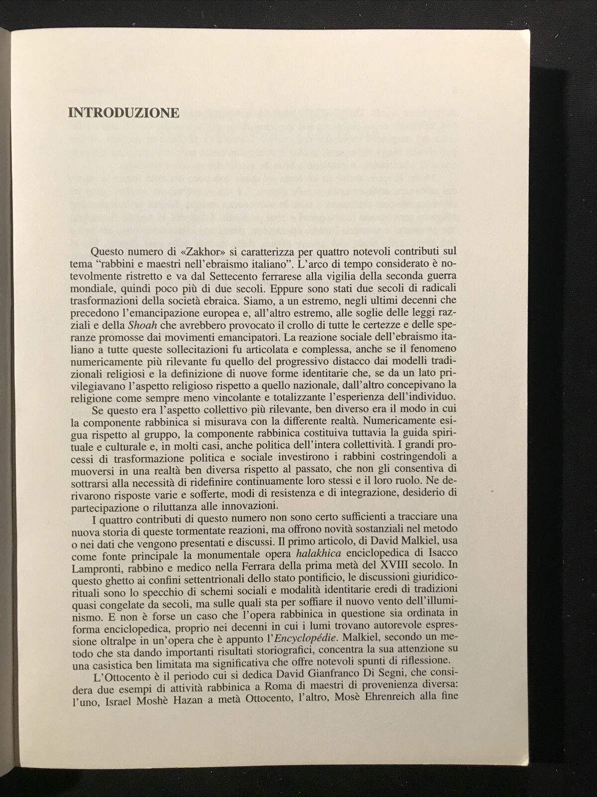 ZAKHOR N. 8 2005, Rivista di storia degli ebrei d'Italia, Giuntina / Eurostudio
