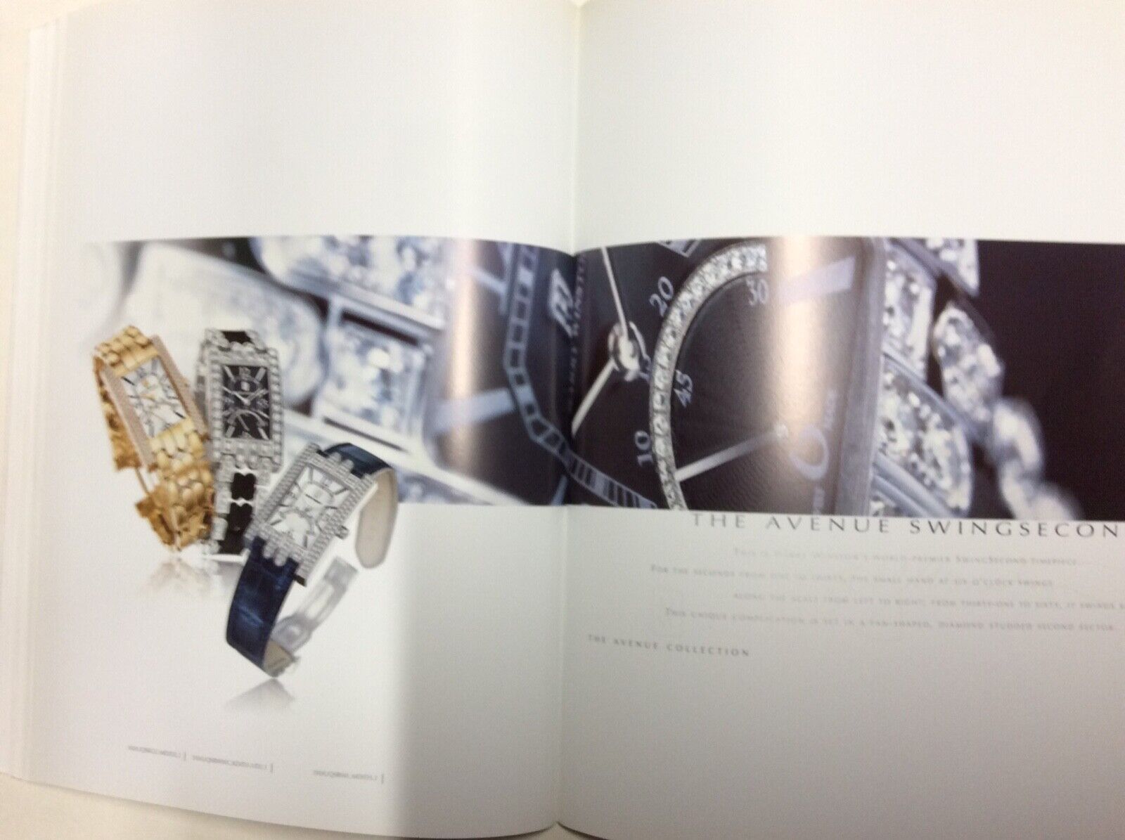 HARRY WINSTON RARE TIMEPIECES  DEPLIANT ADVERTISEMENT