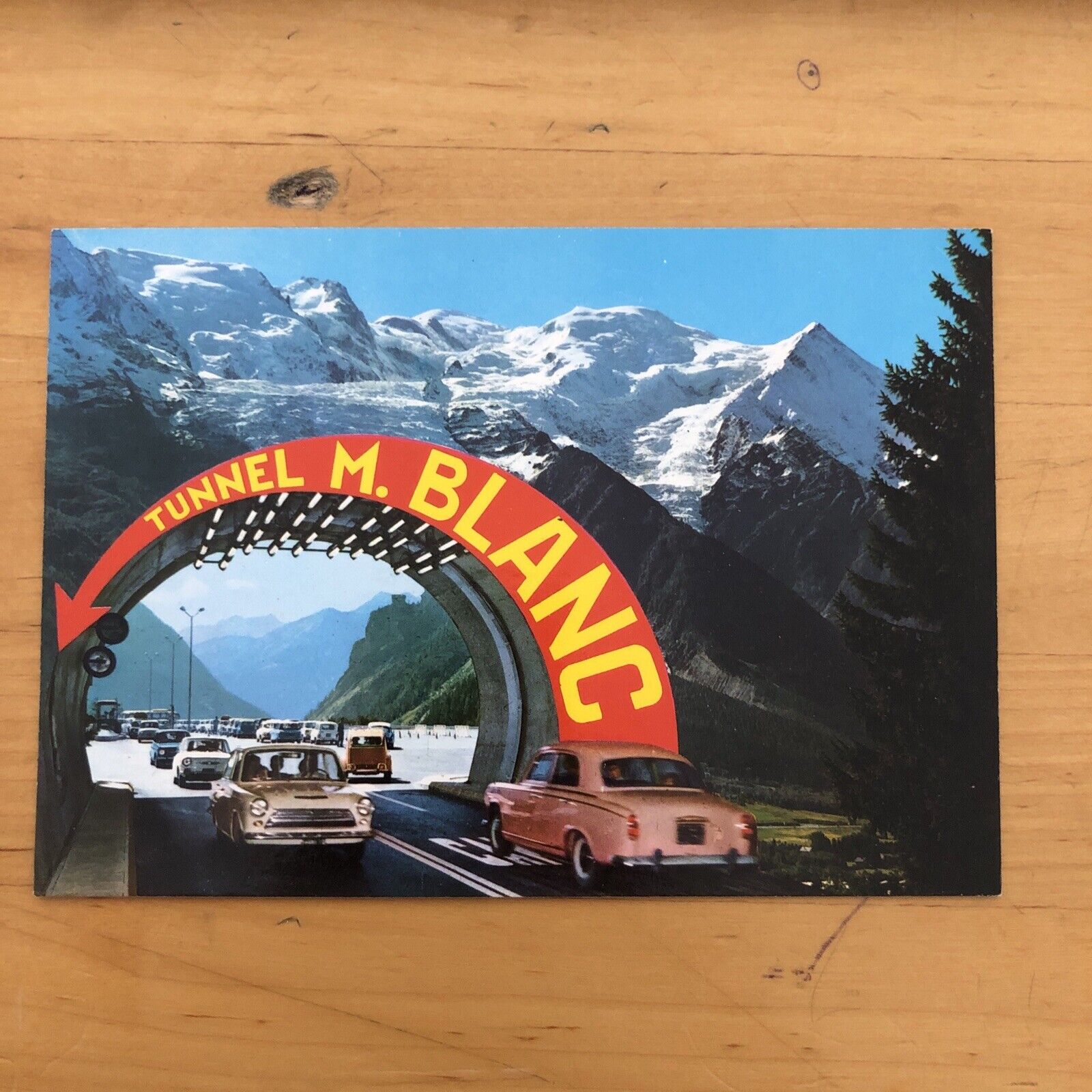 Cartolina TUNNEL MONT BLANC - NON VIAGGIATA