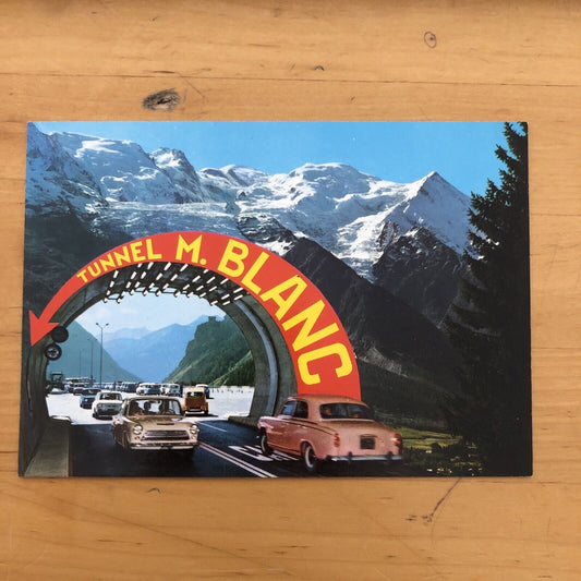 Cartolina TUNNEL MONT BLANC - NON VIAGGIATA
