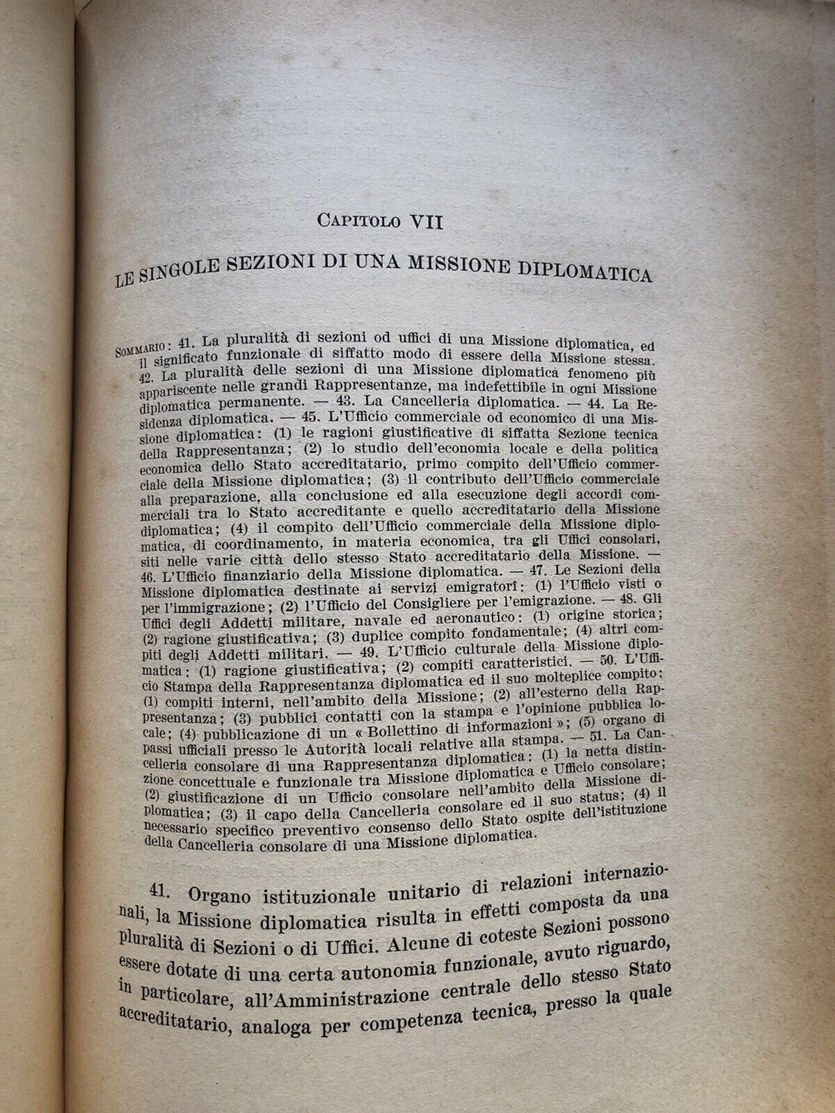 La missione diplomatica, Adolfo Maresca - Giuffrè 1959