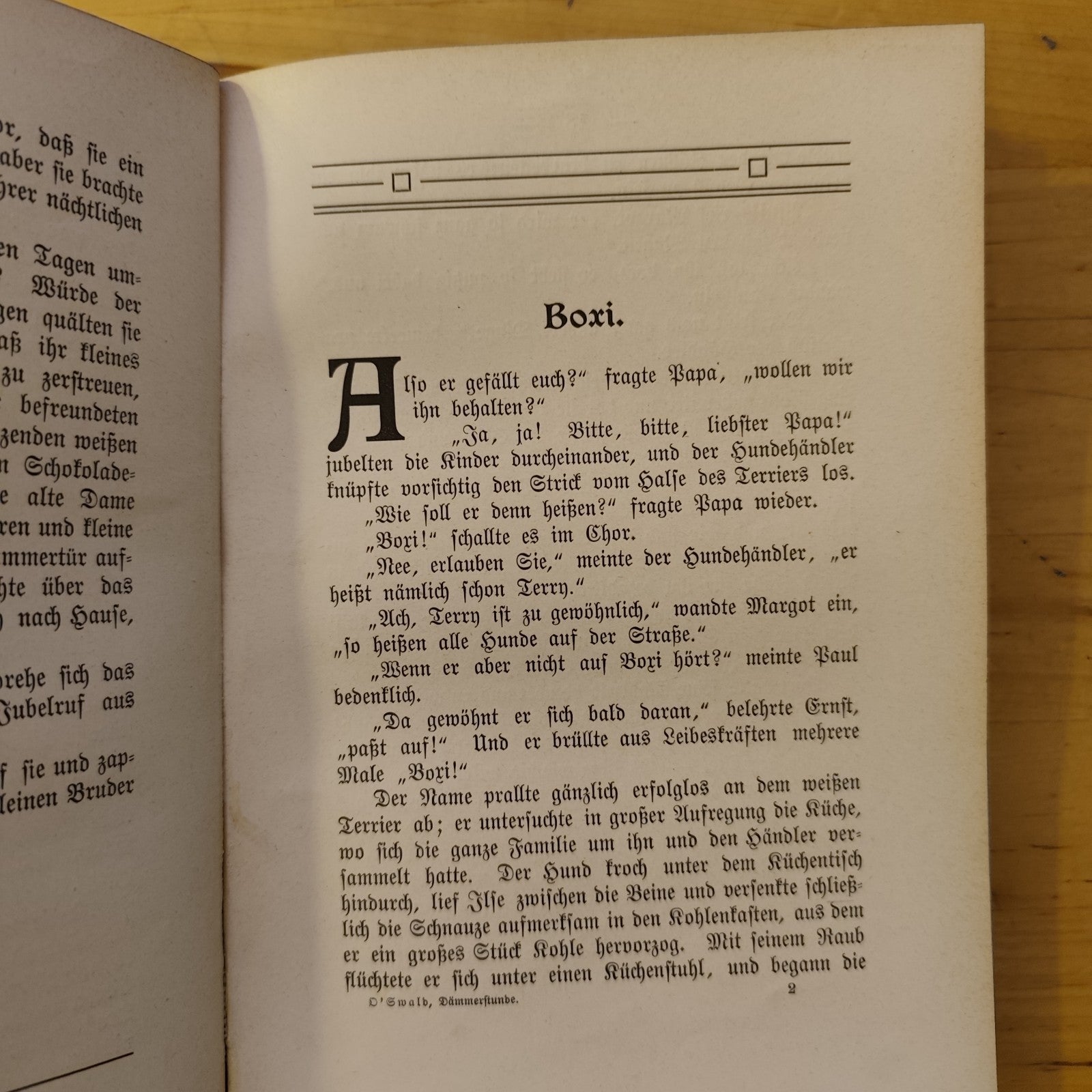 In der Dämmerstunde Zehn Erzählungen für unsre liebe Jugend, Toni O'Swald, A. Zi