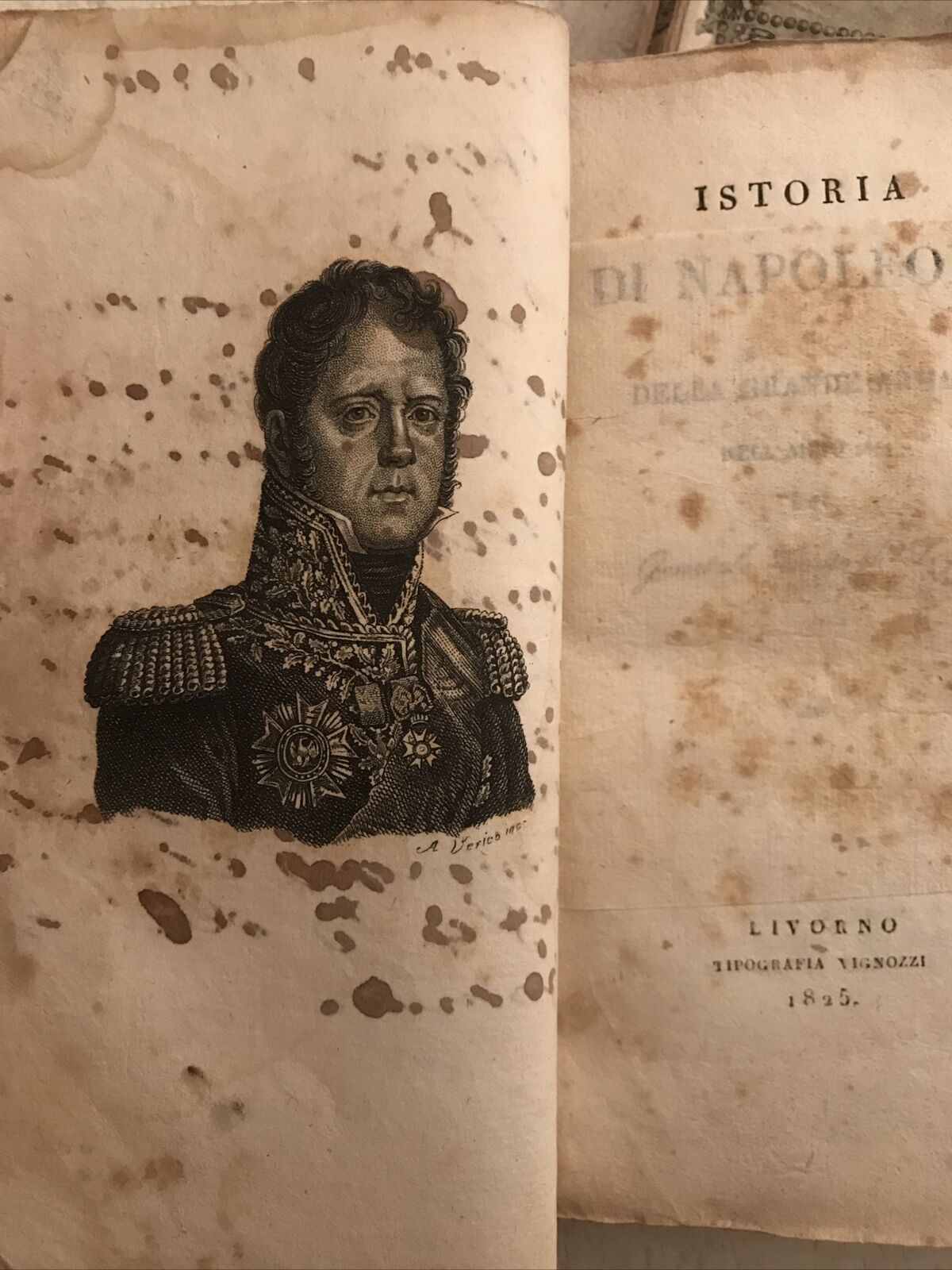 STORIA DI NAPOLEONE e della grande armata nel 1812. Generale conte Segur 1825