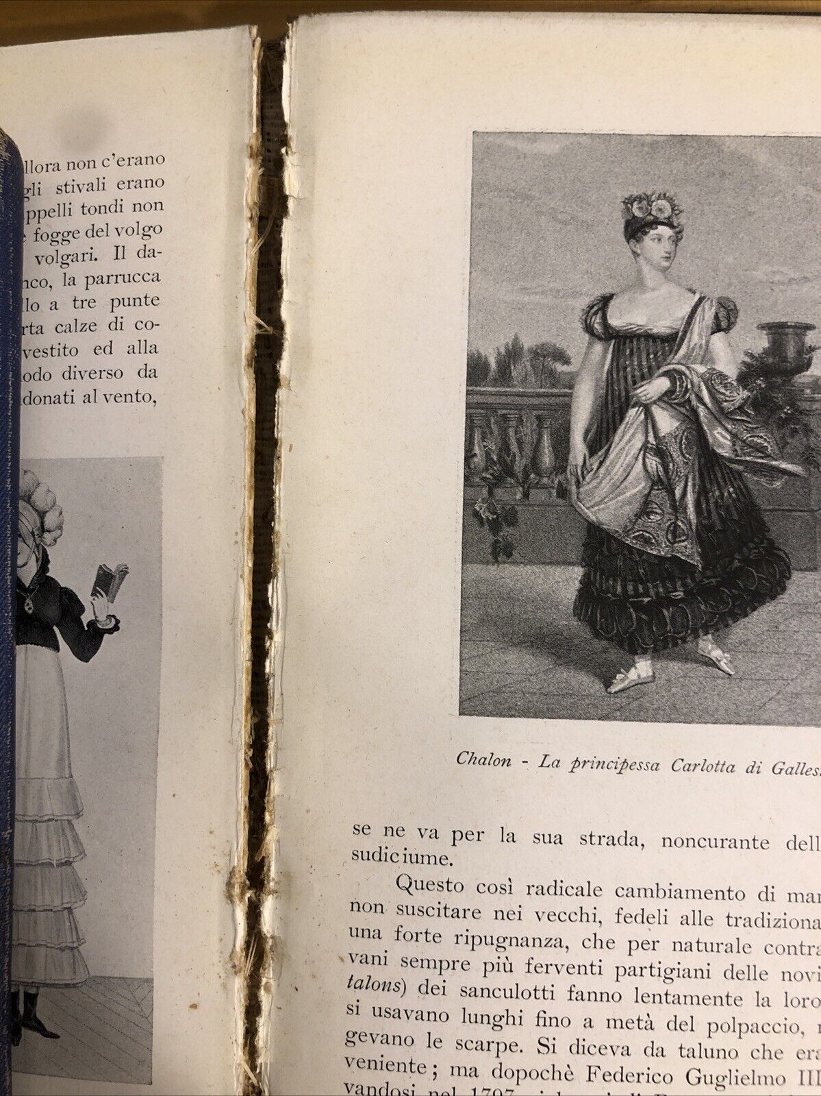 La moda nel secolo XIX  Max Von Bohen - istituto italiano d'arti grafiche 1909