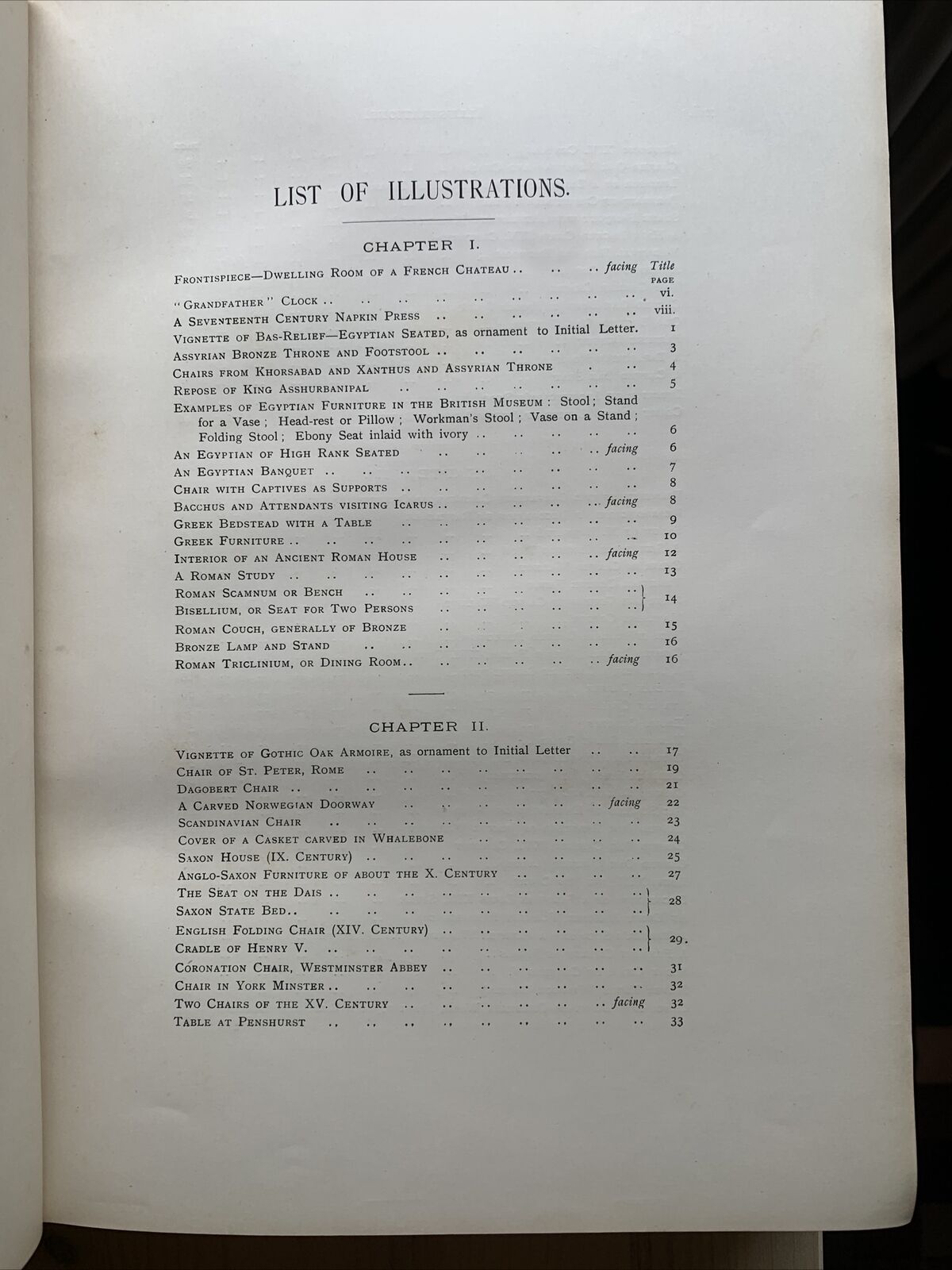 ILLUSTRATED HISTORY OF FURNITURE - STORIA ILLUSTRATA DELL'ARREDAMENTO 1893