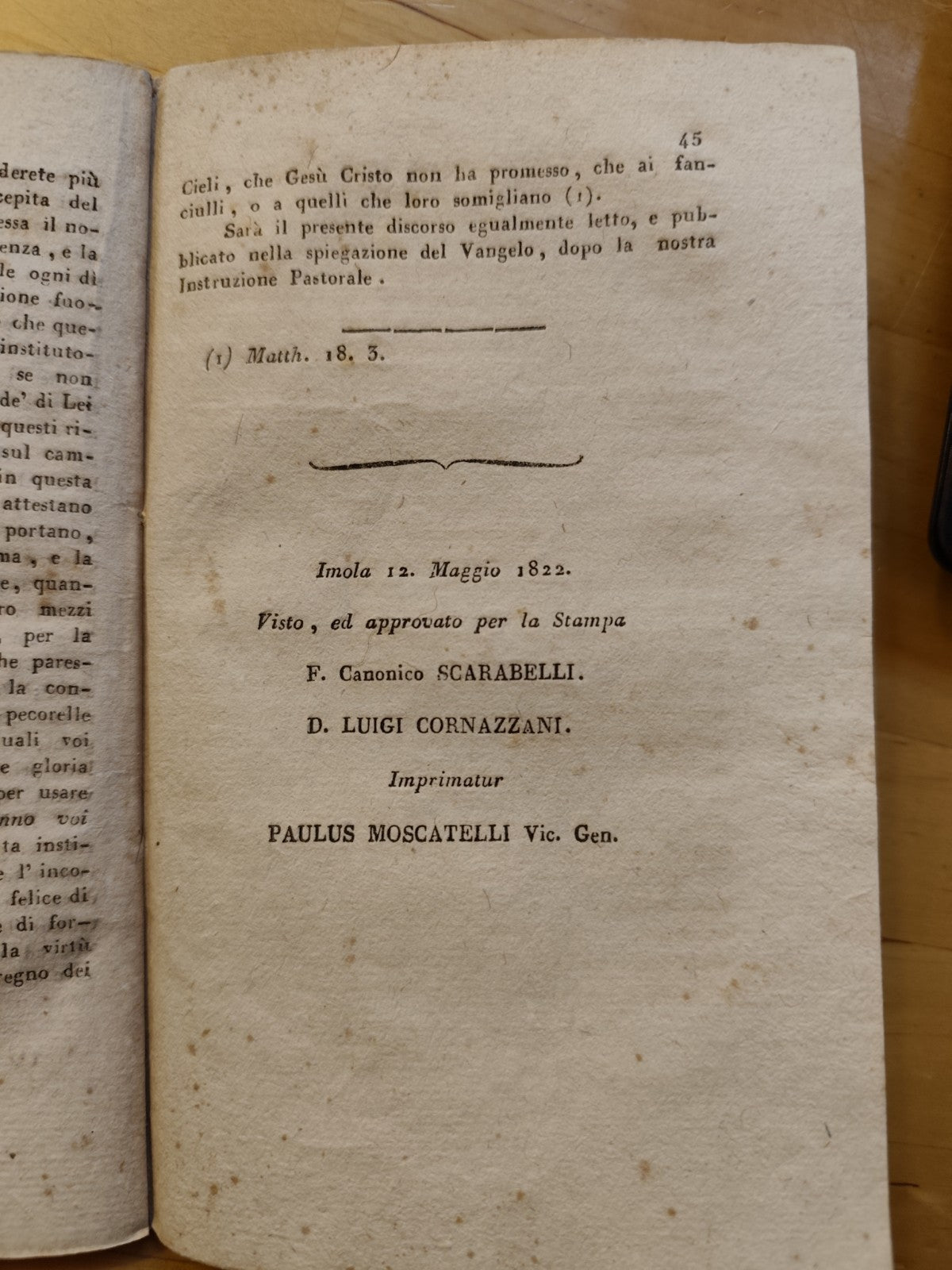 Instruzione Pastorale di Monsignor vescovo di Troyes Arciv. eletto d Vienna 1822