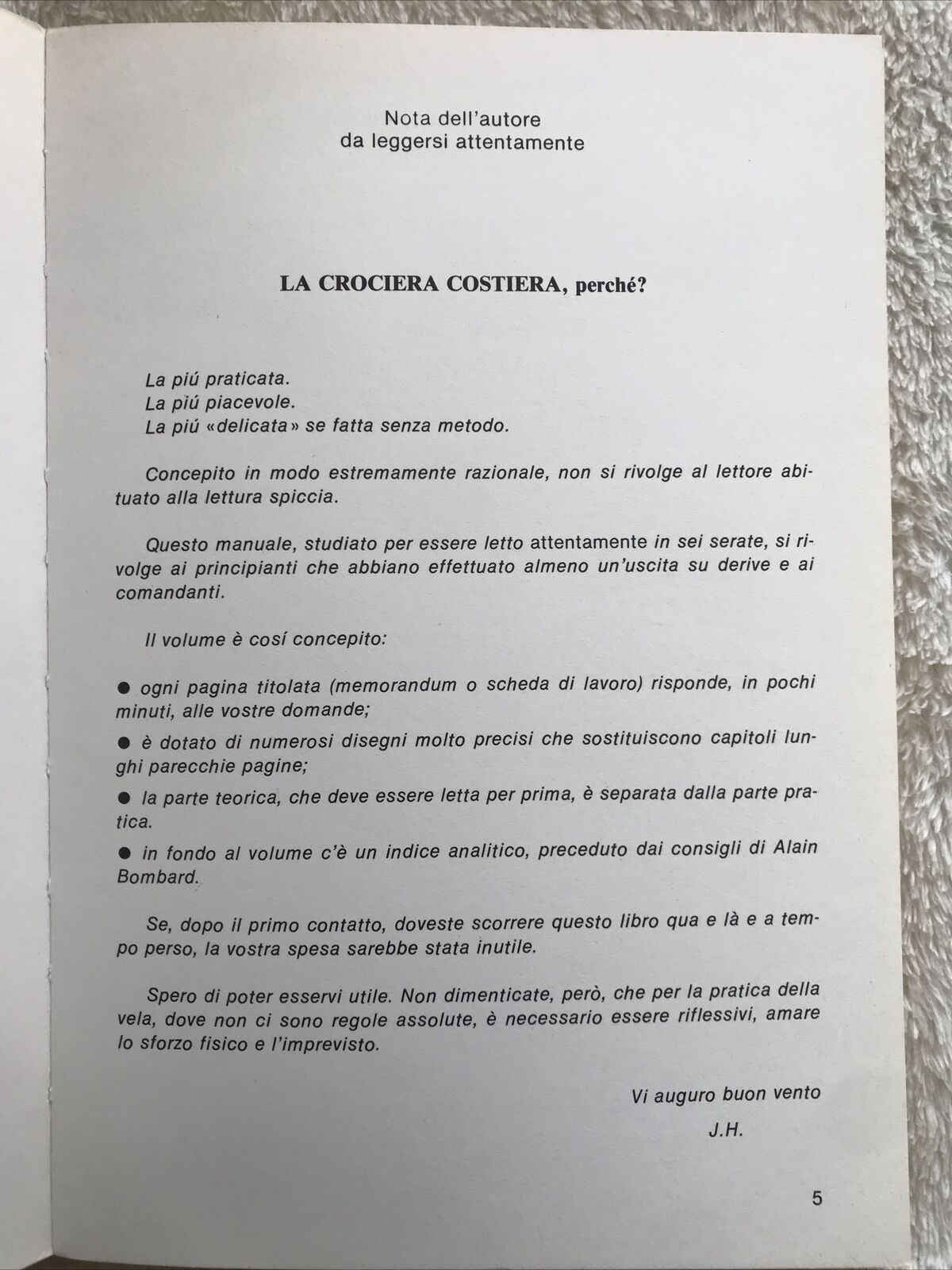 LA CROCIERA COSTIERA, Guida pratica di manovra e navigazione, J. Harand, Mursia