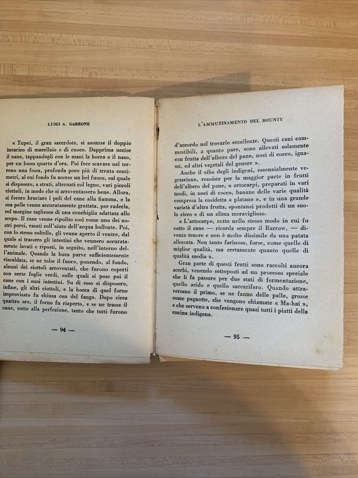 L'AMMUTINAMENTO DEL BOUNTY, Garrone, ed. Aurora 1937 #