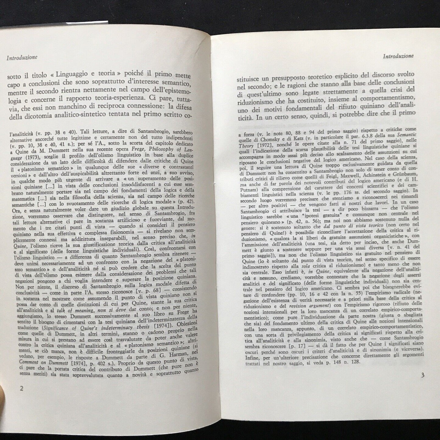 PAOLO PARRINI - Linguaggio e teoria, due saggi di analisi filosofica 1976 #