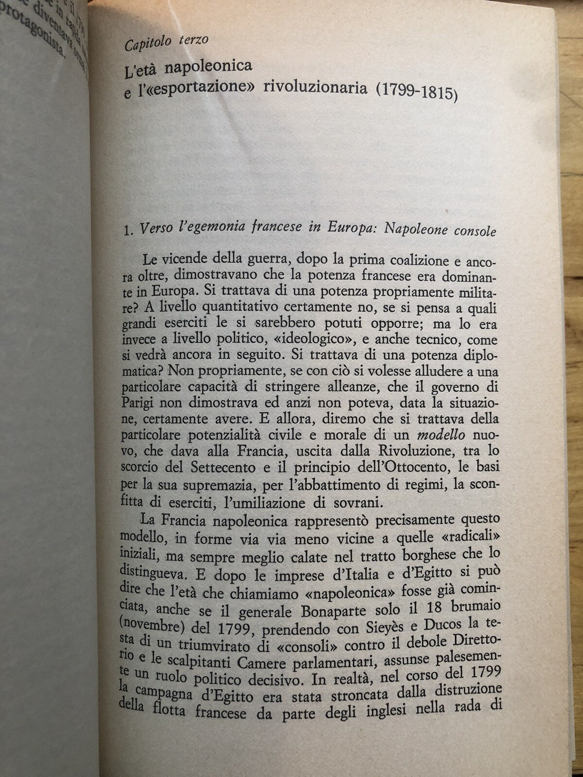 La civiltà europea nella storia mondiale XVIII/XIX secolo A. Caracciolo, Mulino