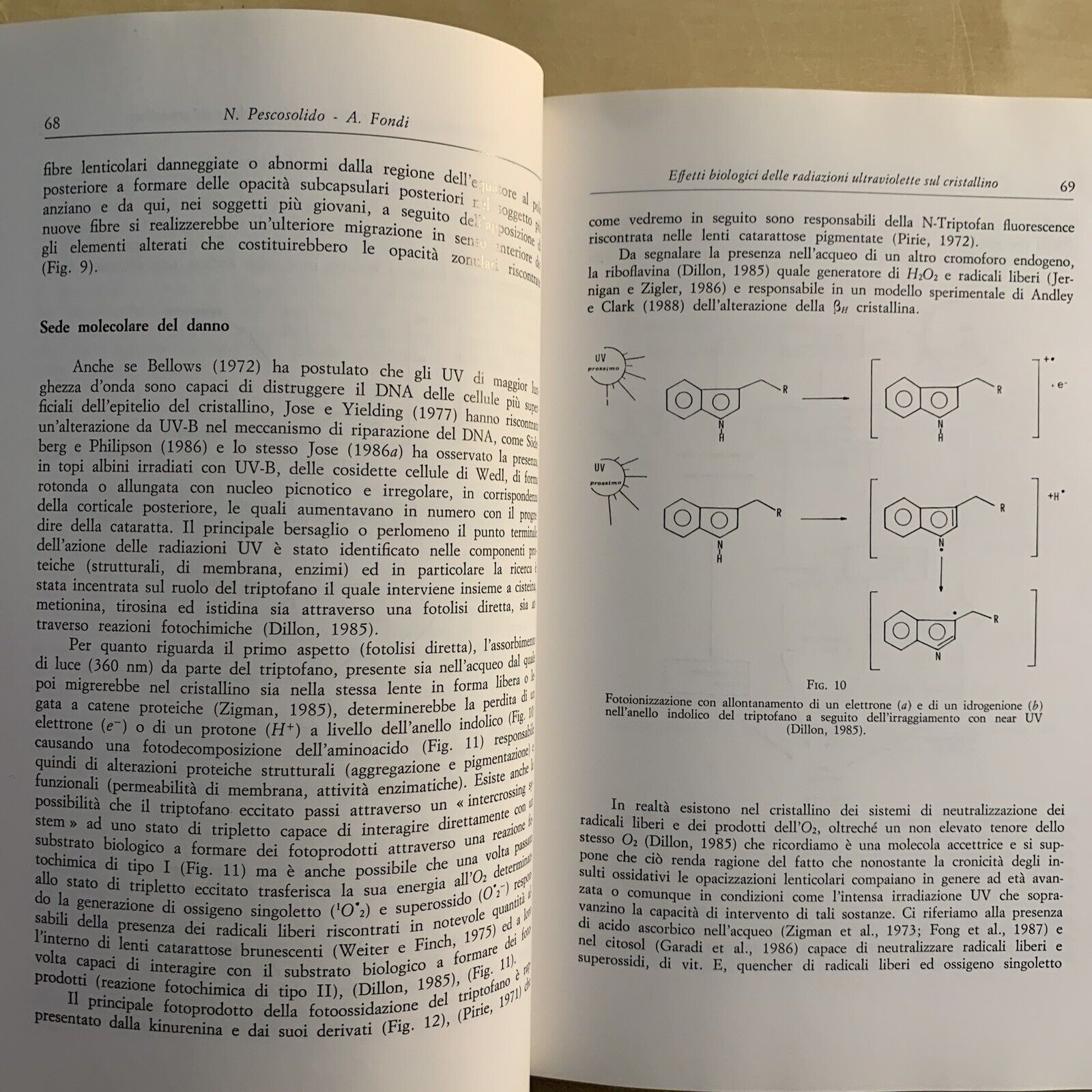 RADIAZIONI NON IONIZZANTI ED OCCHIO - Nicola Pescosolido, Baccini editore 1994 #