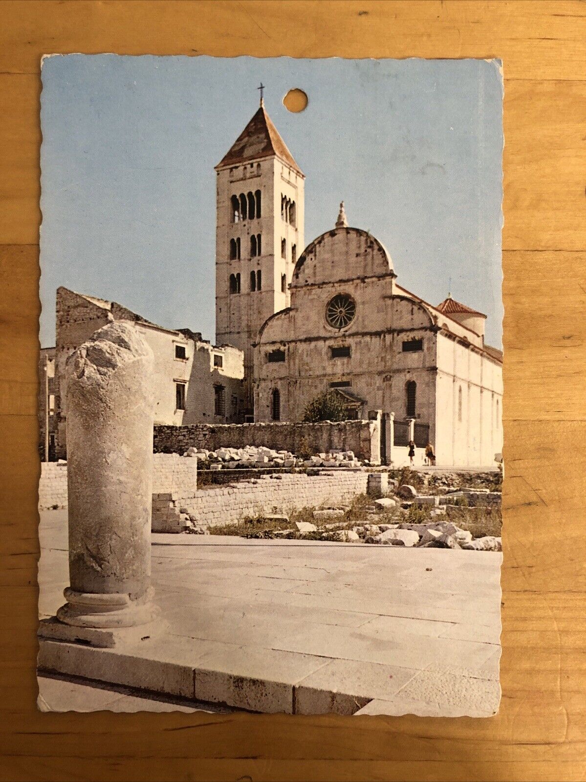 CARTOLINA - ZADAR CROAZIA Church of St. Mary. VIAGGIATA