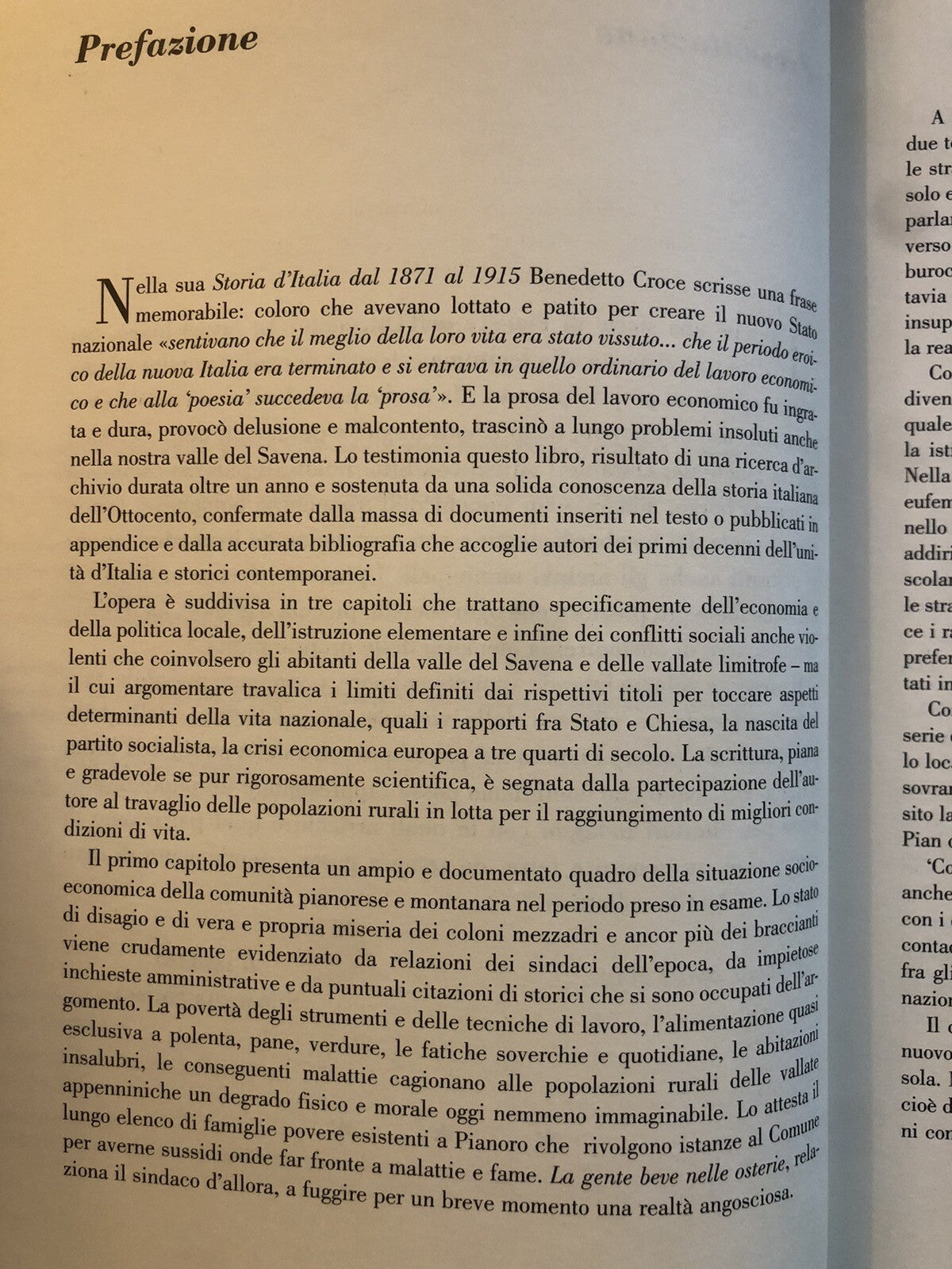 Comune di Pianoro storia di un comune dell'Appennino bolognese nella seconda met