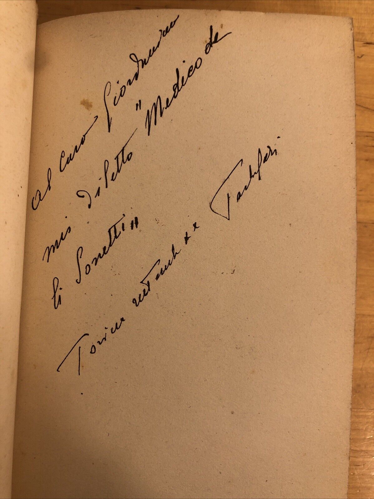 L'Uomo senza volto, Clarice Tartufari - Tosi 1941