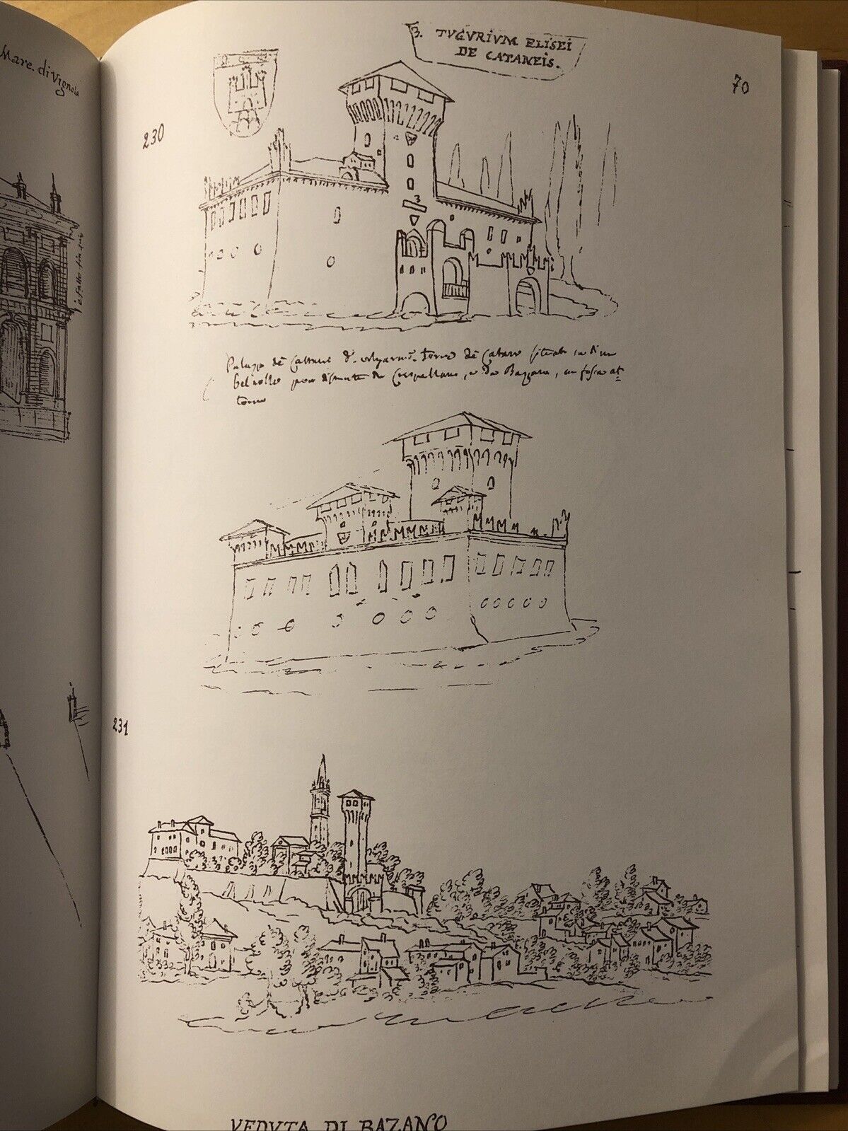 Ville Castelli e chiese Bolognesi da un libro di disegni del cinquecento. Fanti