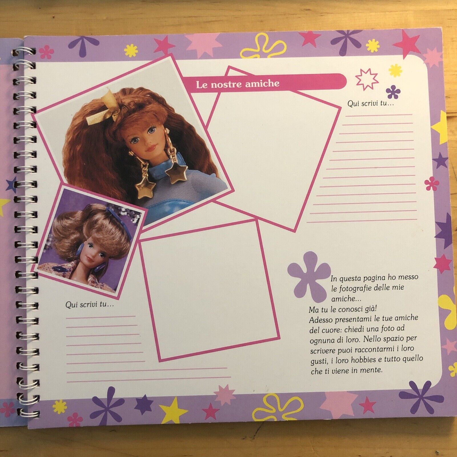 BARBIE - attimi indimenticabili, L'album portafoto di Barbie 1994 Mattel, Panini