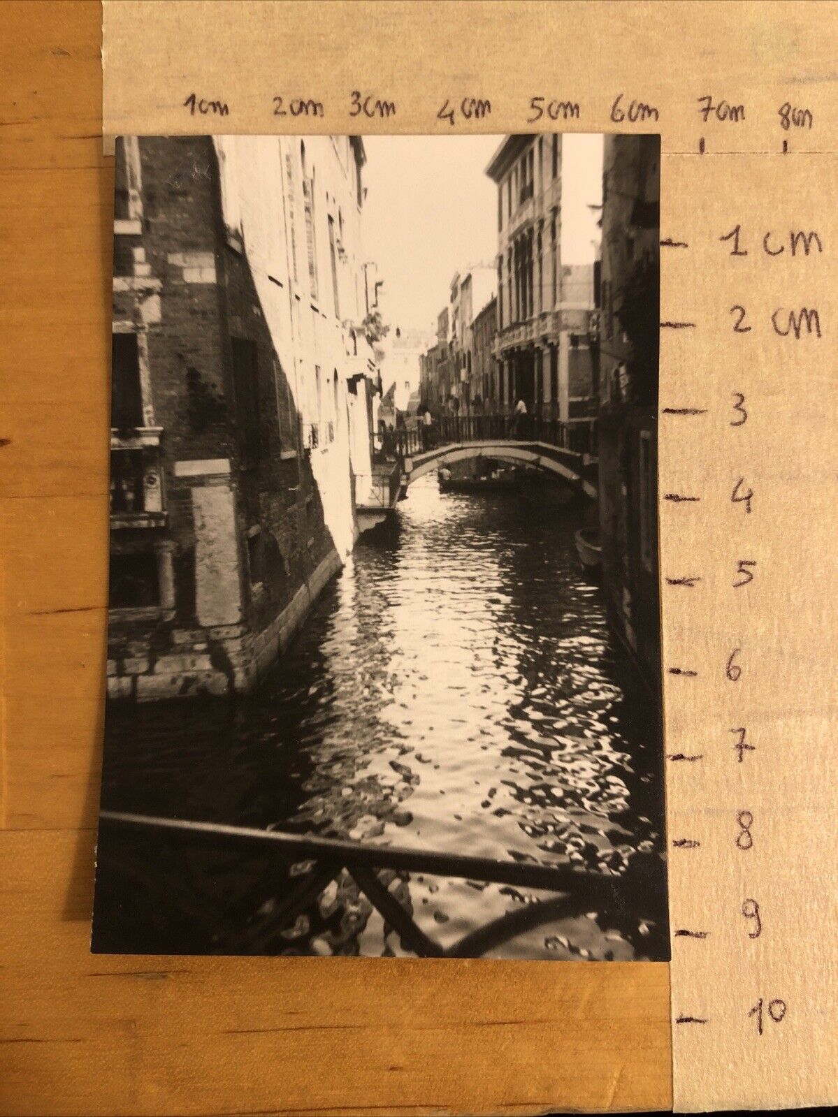 Fotografia VENEZIA originale ponte - 1958, 6x9cm