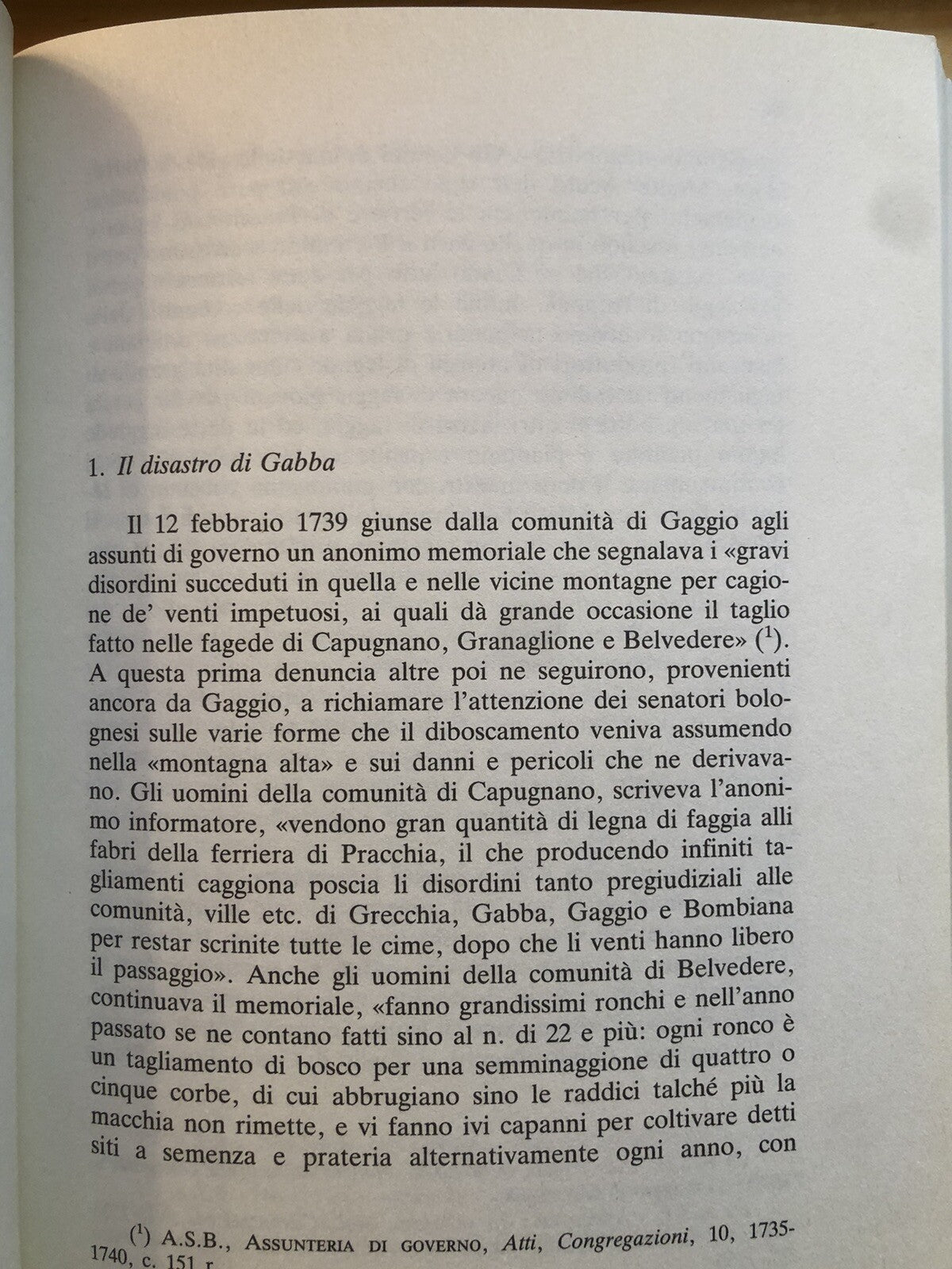 L'uso e il mercimonio Comunità e beni comunali nella montagna bolognese del sett