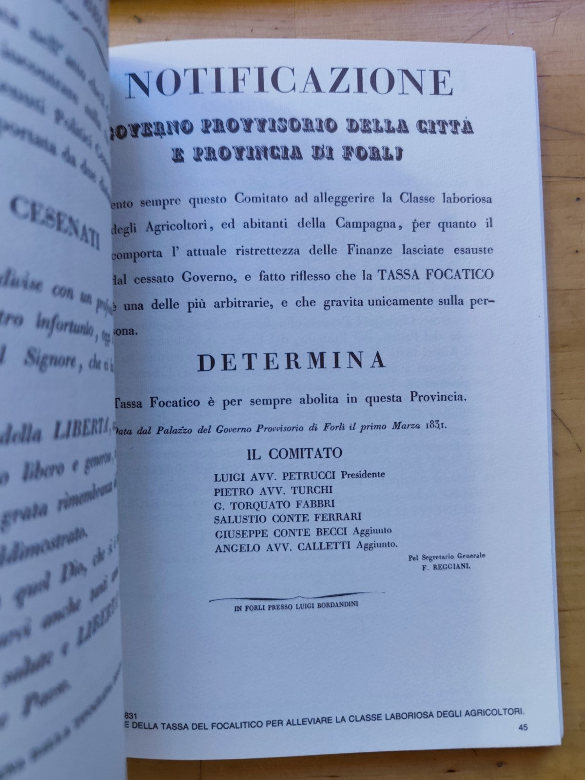 I moti carbonari del 1831 in mostra attraverso i manifesti di Giuliano Serra