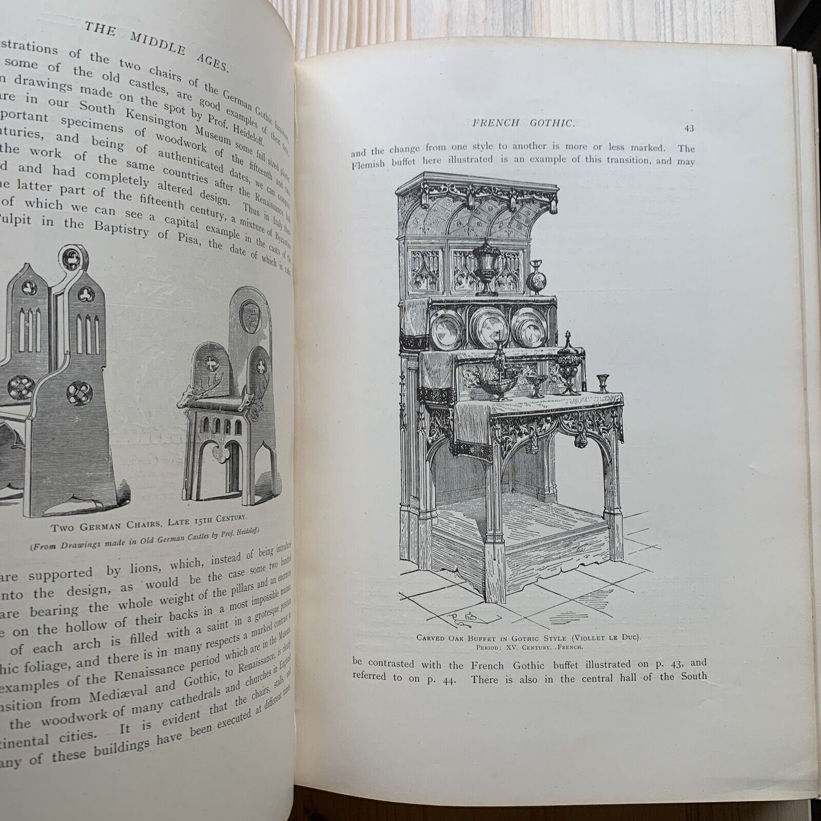 ILLUSTRATED HISTORY OF FURNITURE - STORIA ILLUSTRATA DELL'ARREDAMENTO 1893