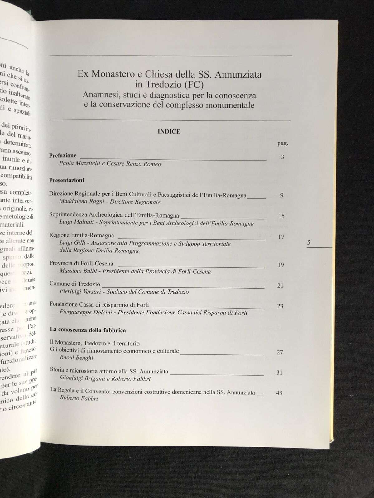 TREDOZIO ex Monastero e chiesa della SS. Annunziata. FAENZA Ed. C.Renzo Romeo