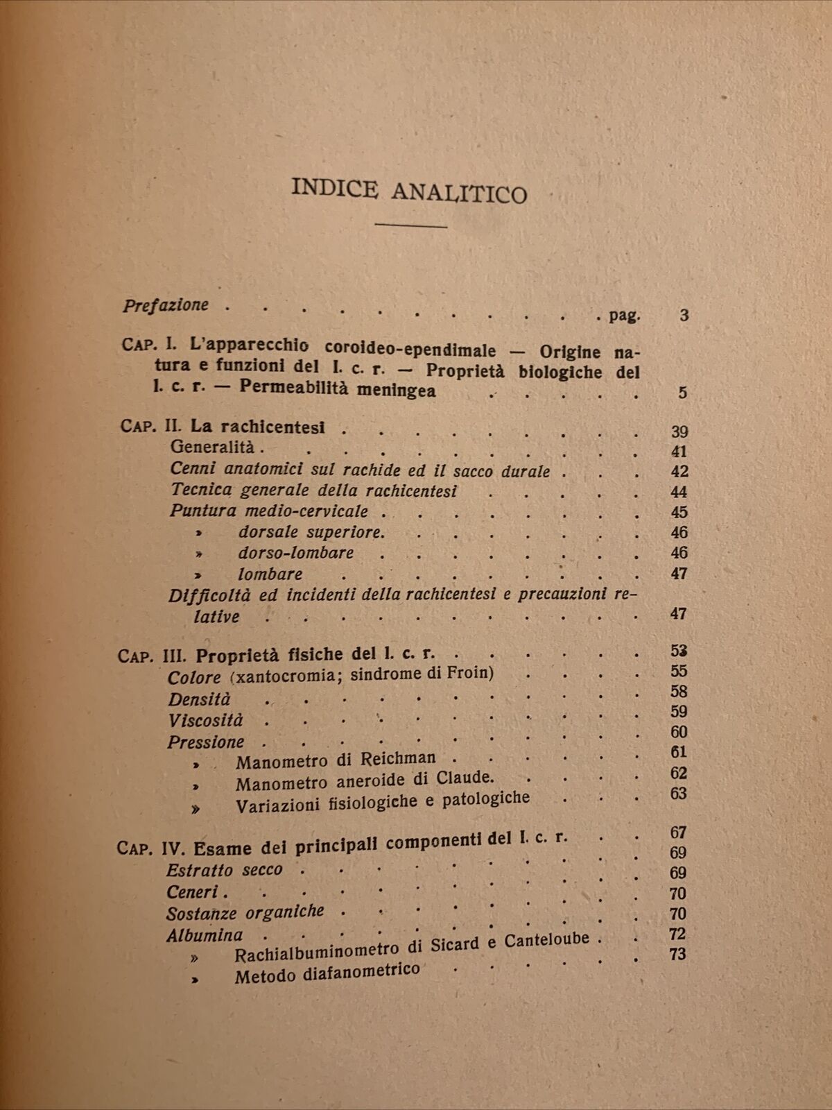 La rachicentesi ed il liquido cefalo-rachidiano F. Bonola, Cappelli editore 1922
