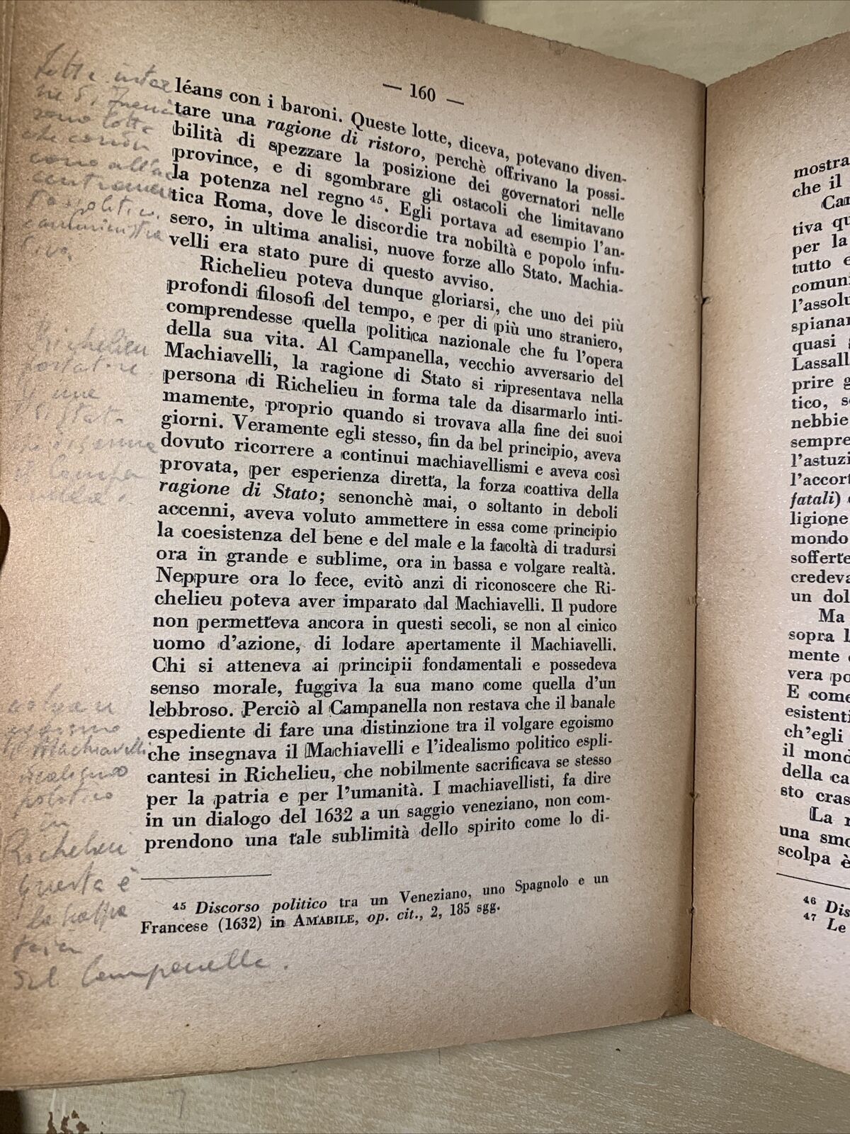 L'IDEA DELLA RAGION DI STATO - FEDERICO MEINECKE. Vallecchi 1944, 2 volumi #