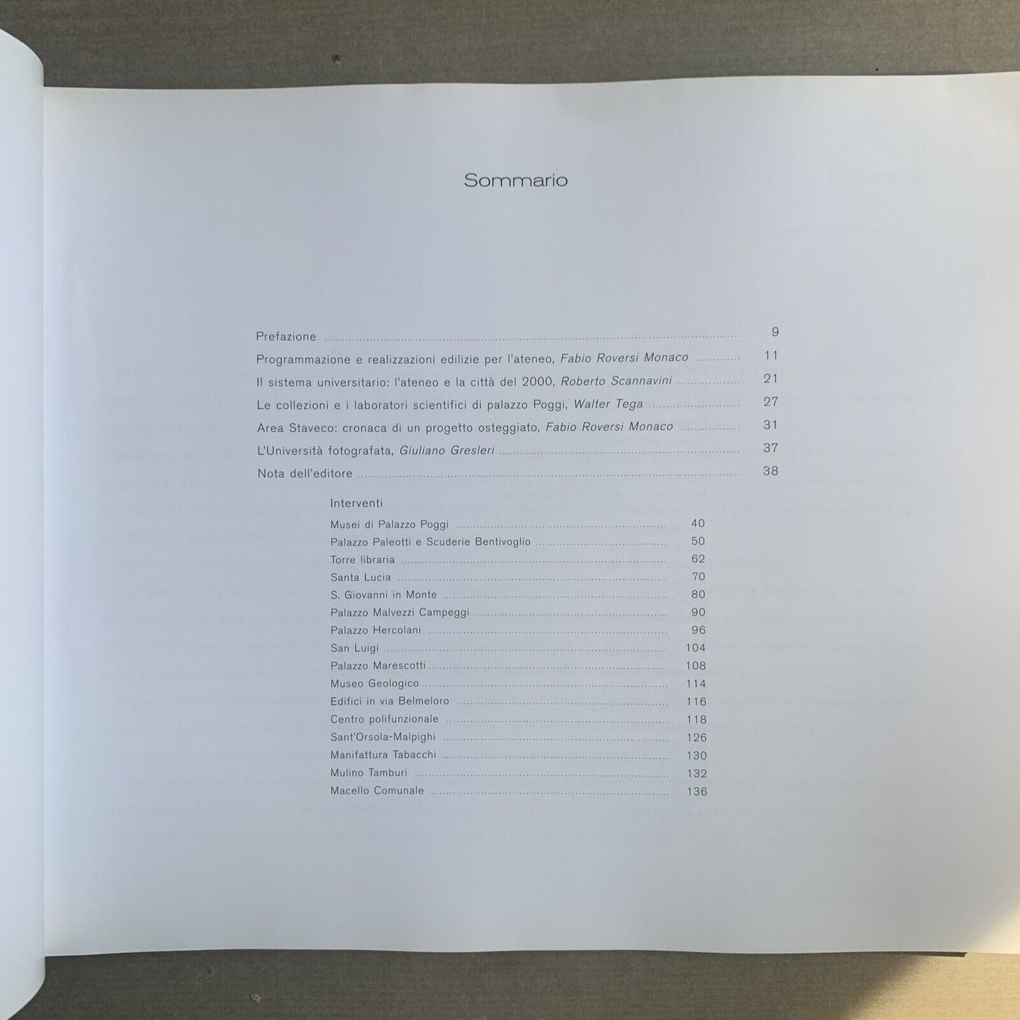 LA CASA DELL'UNIVERSITÀ, Sviluppo edilizio Ateneo di Bologna, Università Bologna