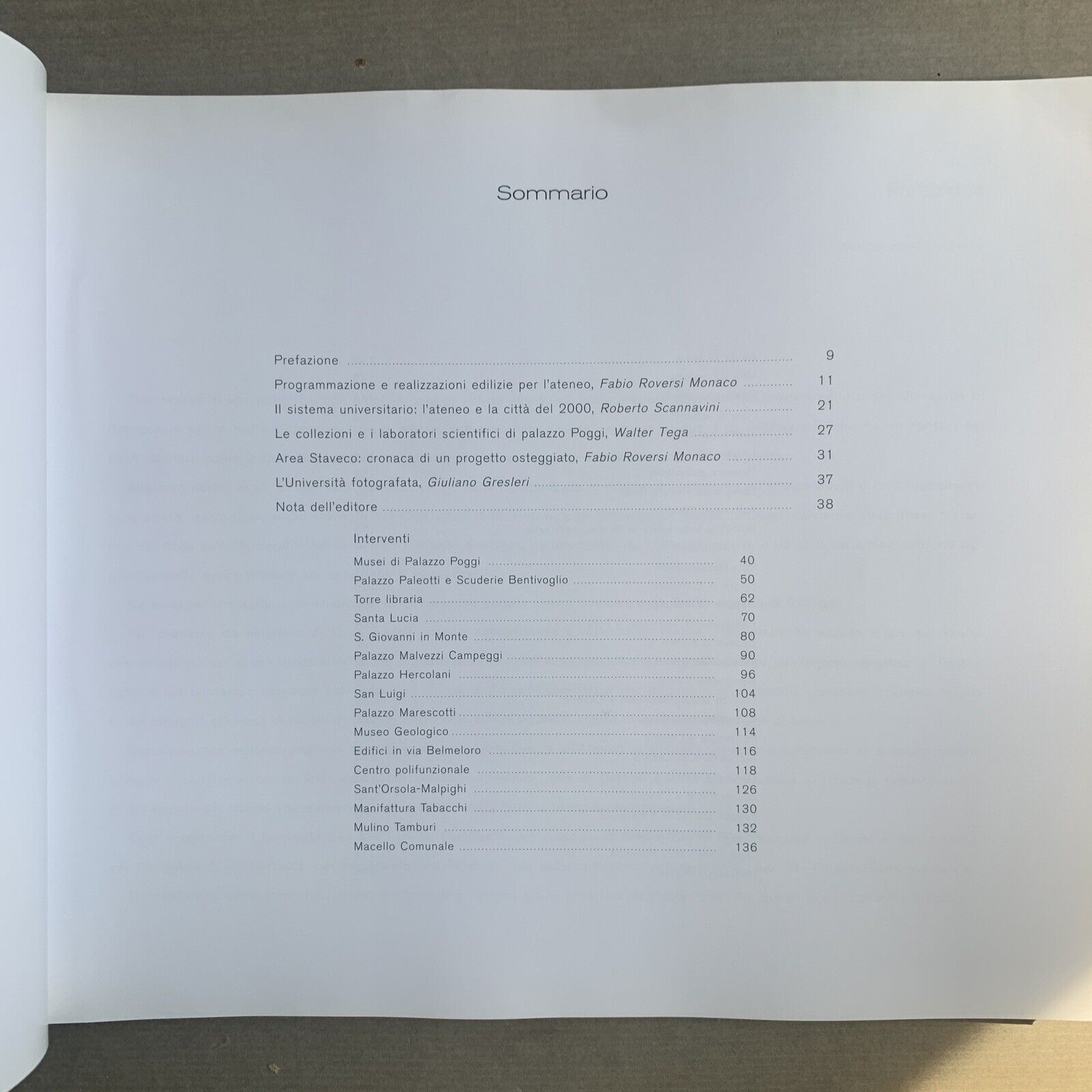 LA CASA DELL'UNIVERSITÀ, Sviluppo edilizio Ateneo di Bologna, Università Bologna