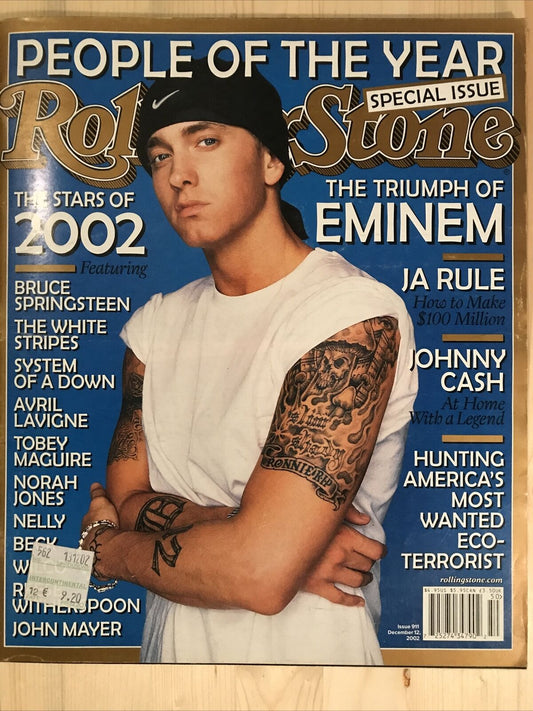 Rolling stone magazine - EMINEM, issue 911 december 2002 #
