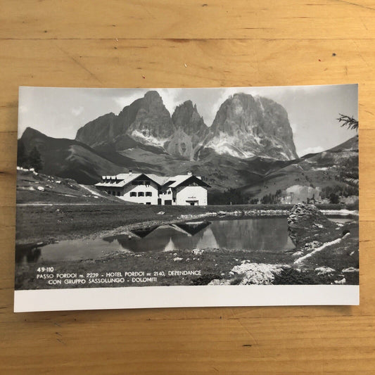 Cartolina PASSO PORDOI HOTEL PORDOI GRUPPO - SASSOLUNGO DOLOMITI