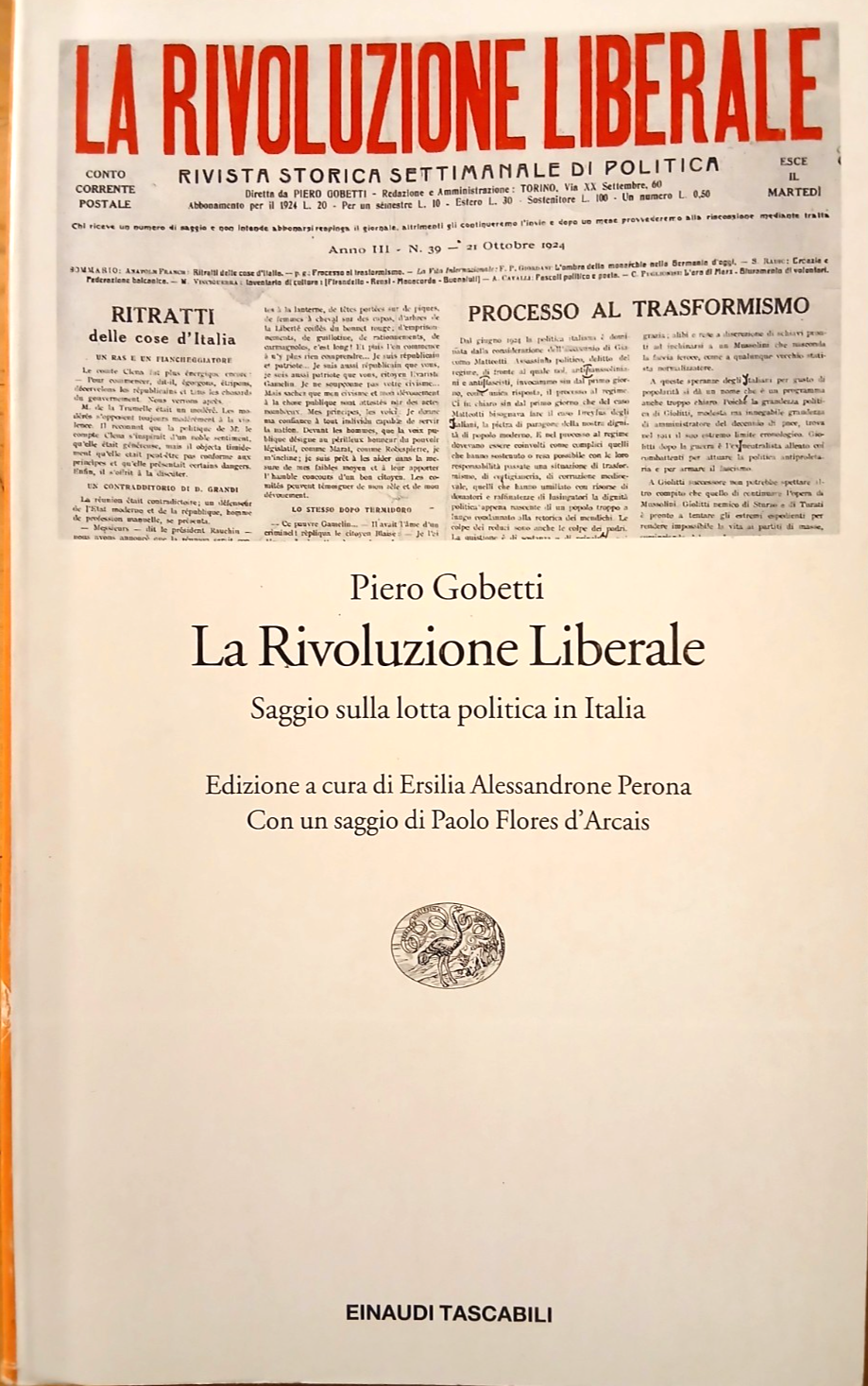 La rivoluzione liberale - Piero Gobetti - Einaudi Tascabili 1995
