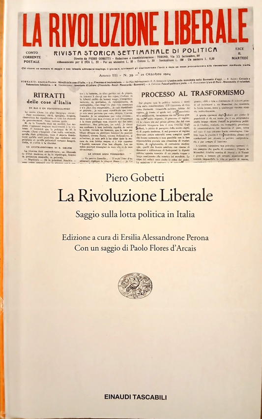 La rivoluzione liberale - Piero Gobetti - Einaudi Tascabili 1995