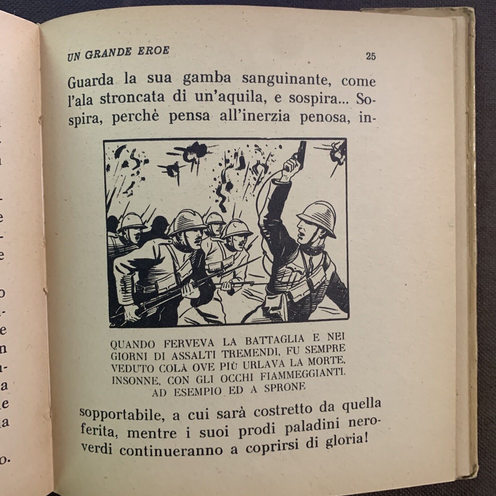 UN GRANDE EROE. E. Ambrosi, Fulcieri Paolucci da Calboli, Carroccio 1937 #