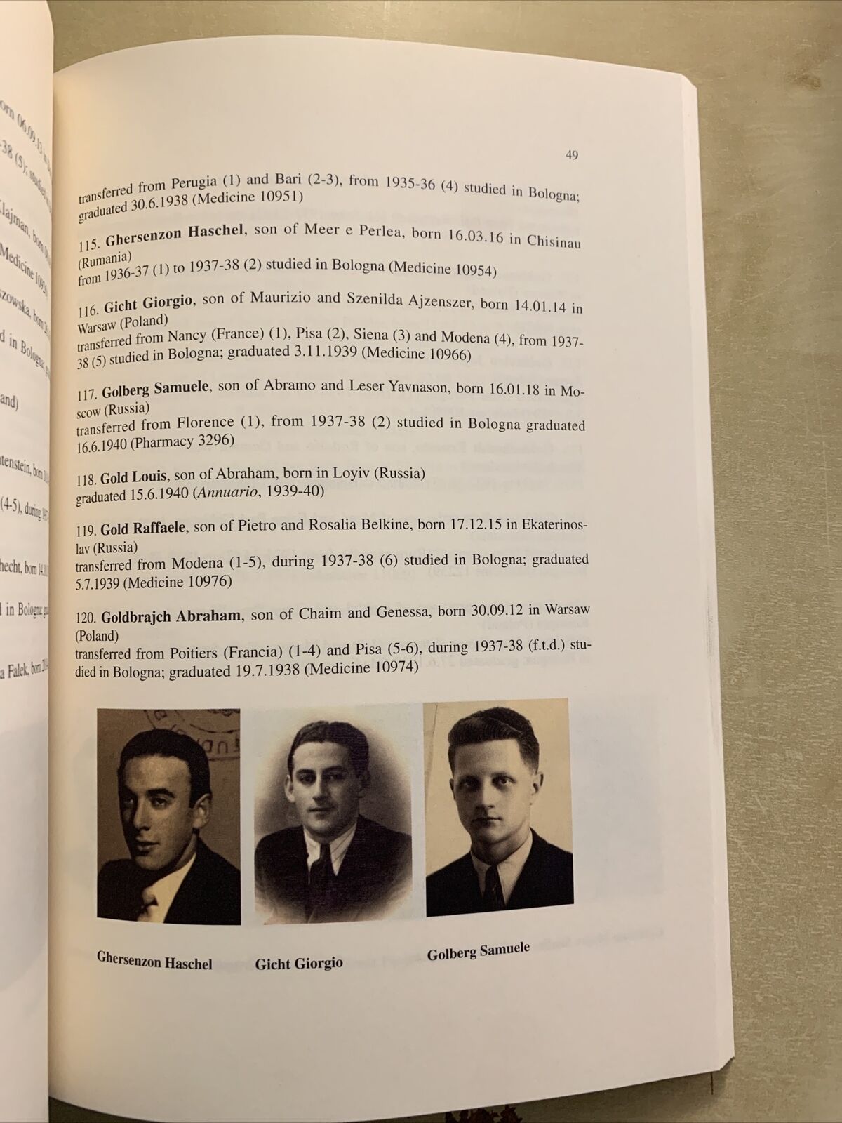 BOLOGNA 1938 Silence and Remembering. The Racial laws and the foreign Jewish  #