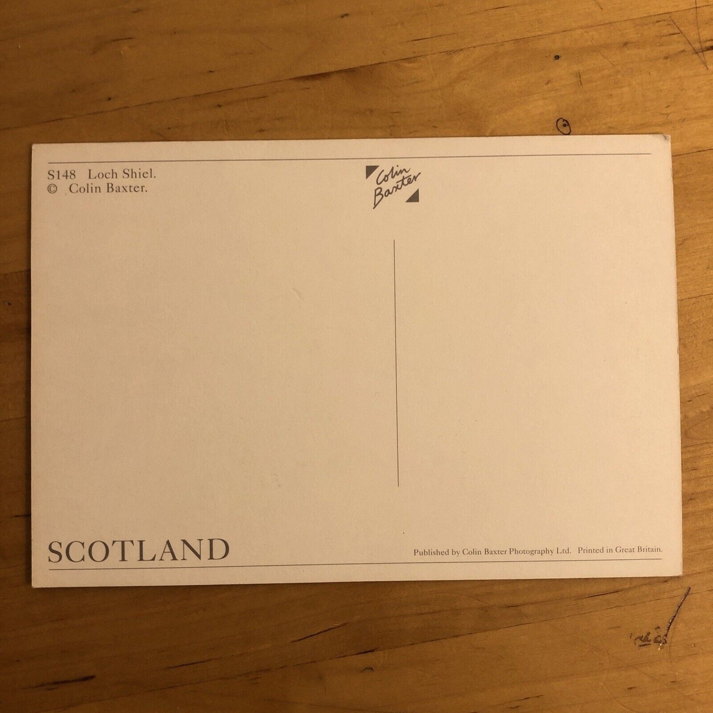 Cartolina SCOTLAND LOCH SCHIEL non viaggiata