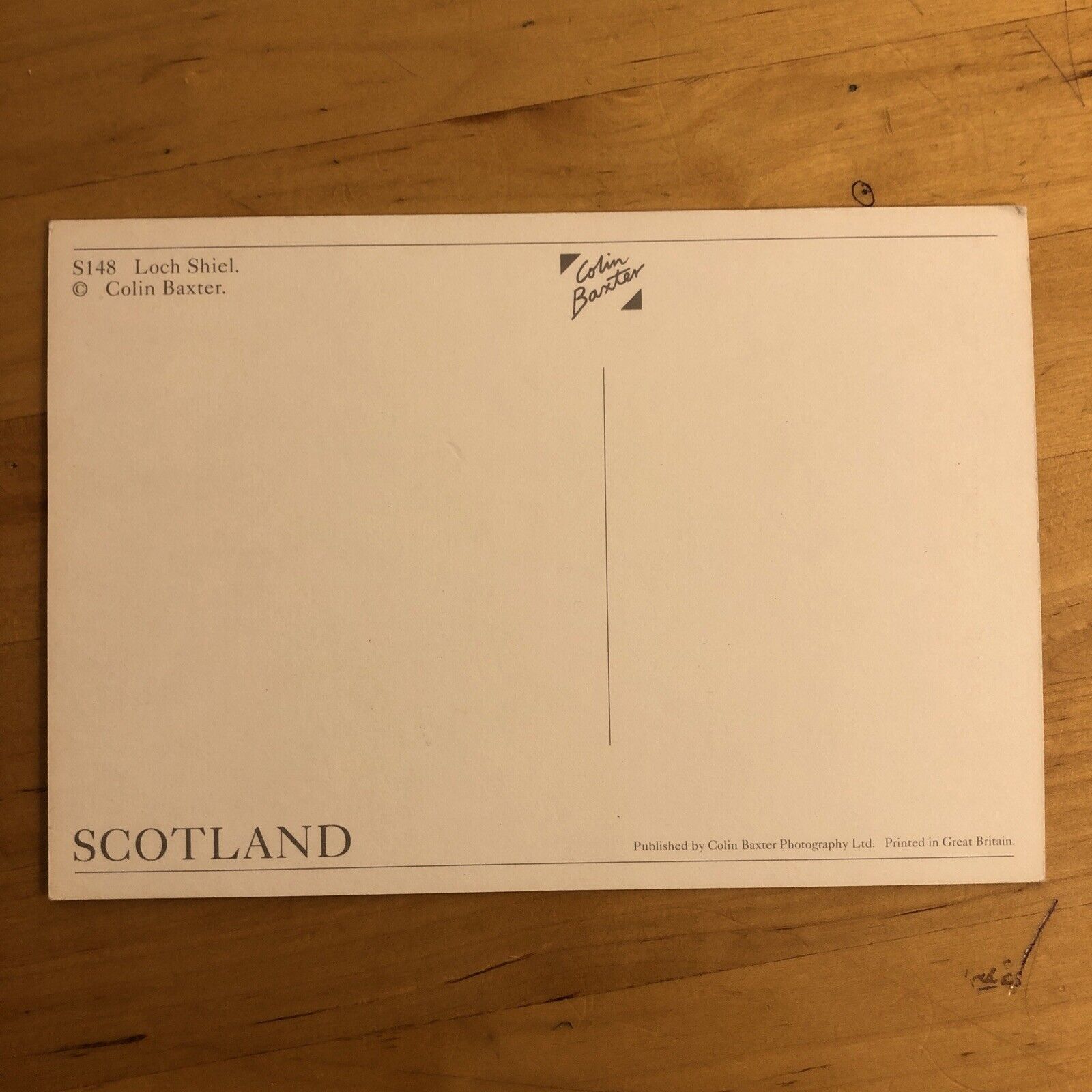 Cartolina SCOTLAND LOCH SCHIEL non viaggiata