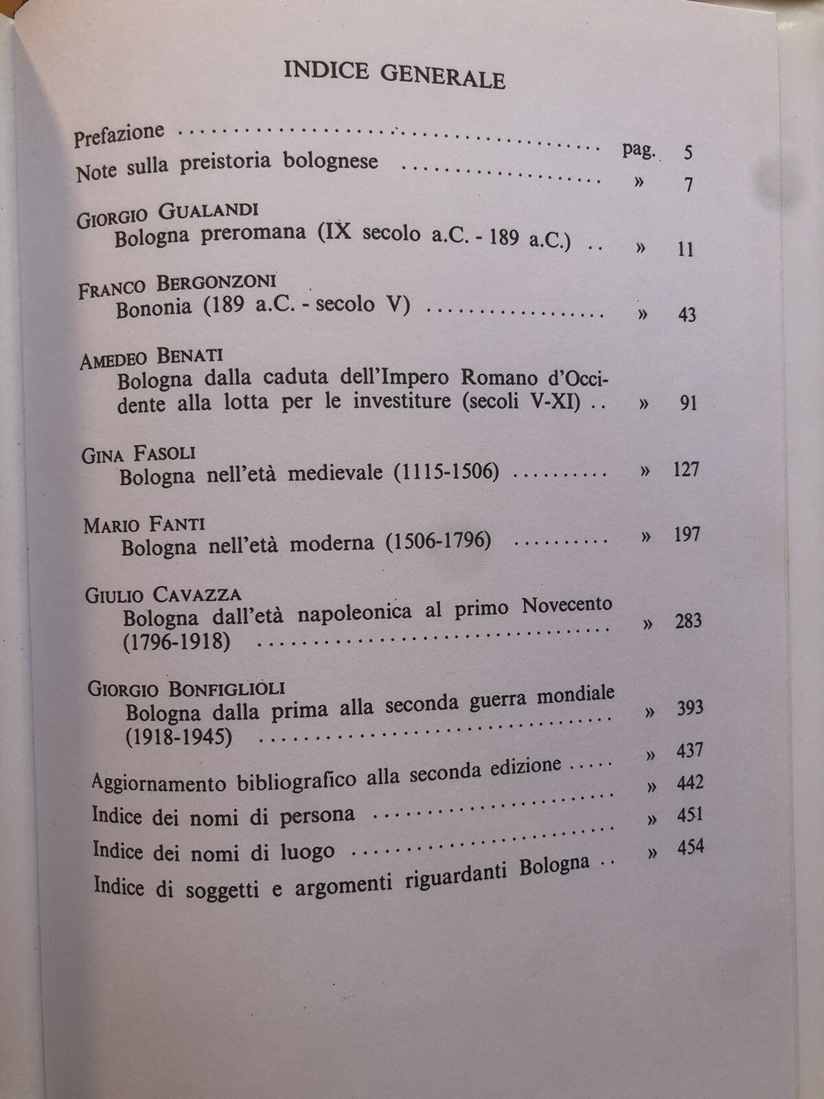 Storia di Bologna Antonio Ferri Giancarlo Roversi. Bononia University Press 1996