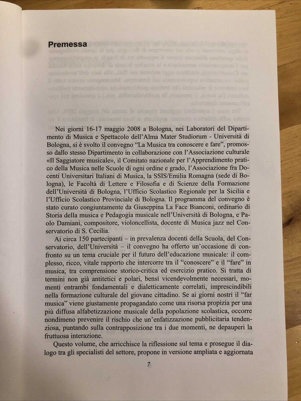 La musica tra conoscere e fare - Giuseppina La Face Bianconi. Franco Angeli 2011