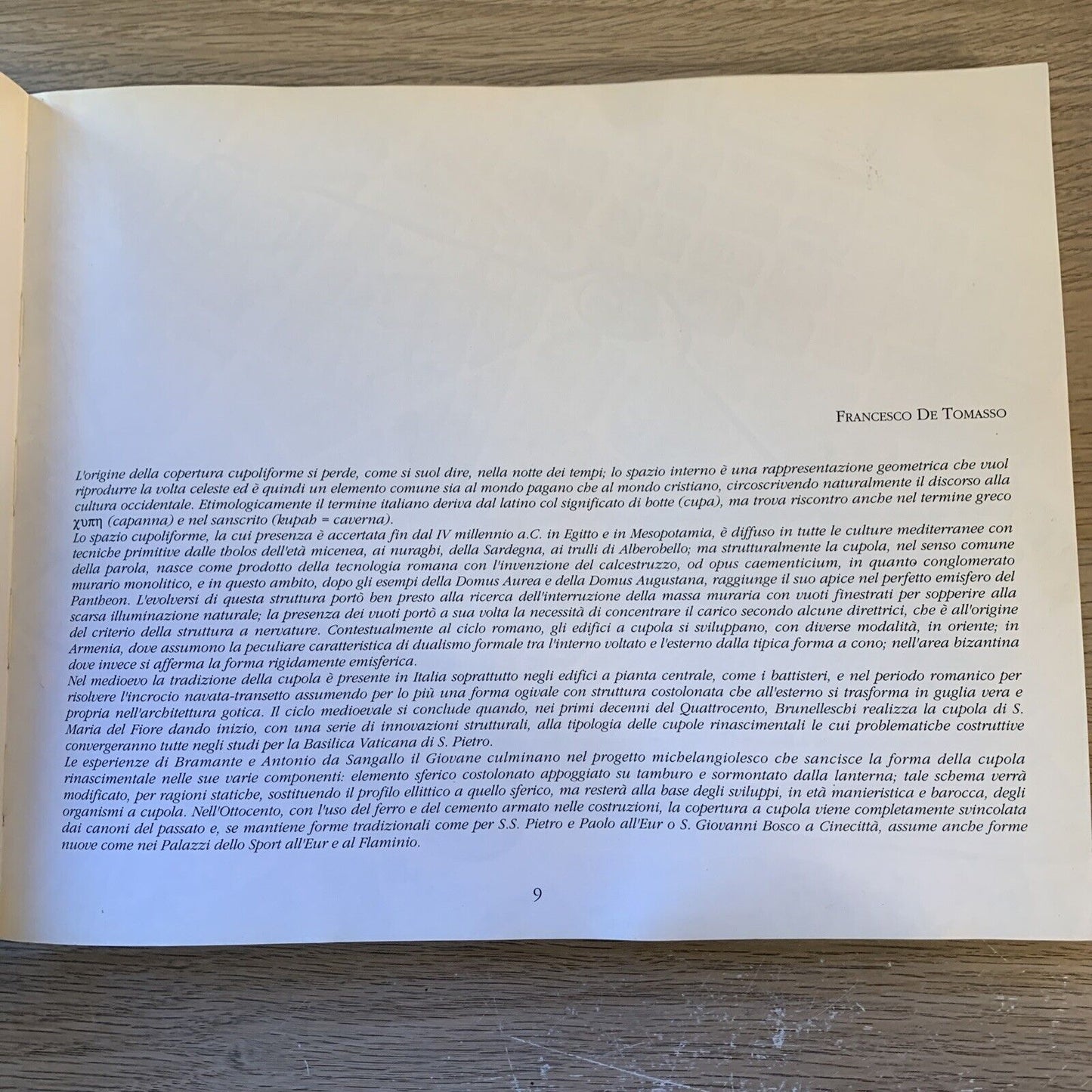 LE CUPOLE DI ROMA - FRANCESCO DE TOMMASI. LA MERIDIANA 1991
