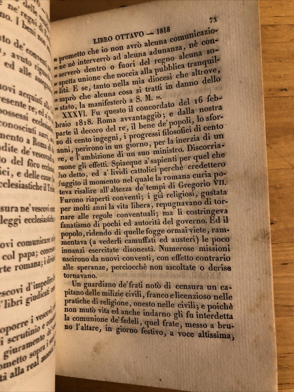 STORIA DEL REAME DI NAPOLI 1834 ( dal 1734sino al 1825) tomo IV Pietro Colletta
