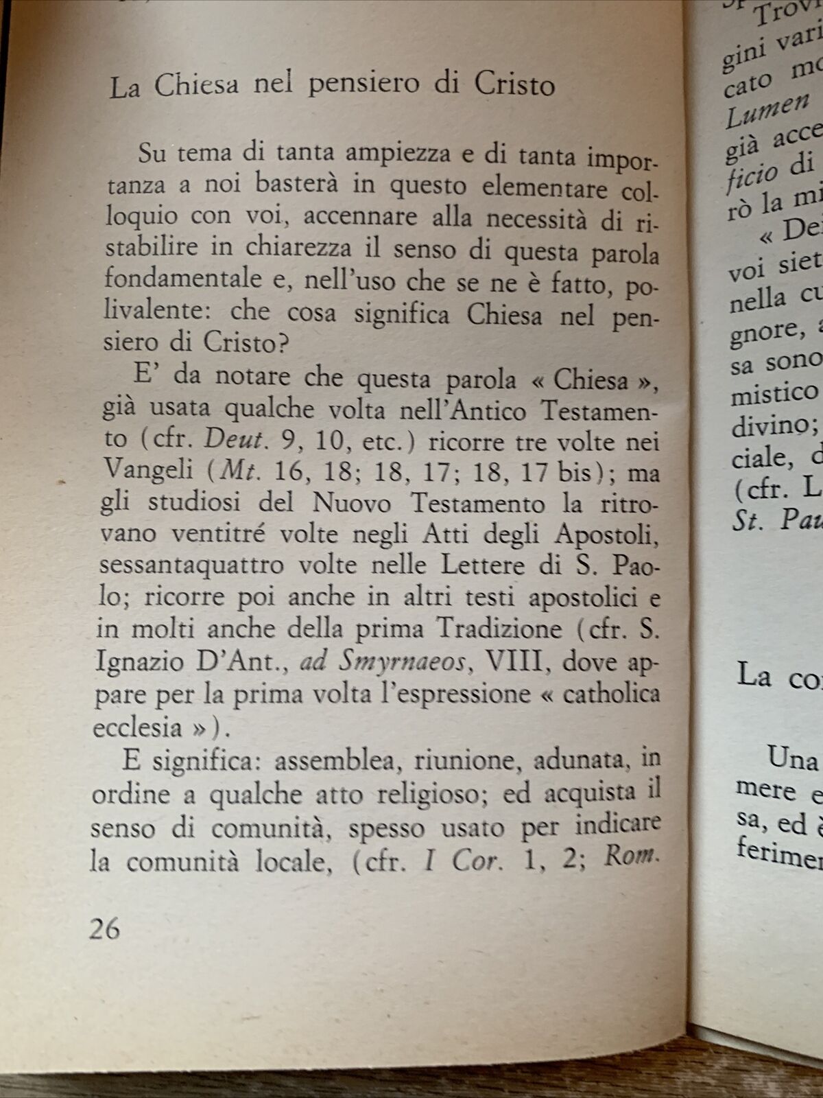 COSTRUIAMO LA CHIESA - dagli insegnamenti di Paolo VI. UNUM