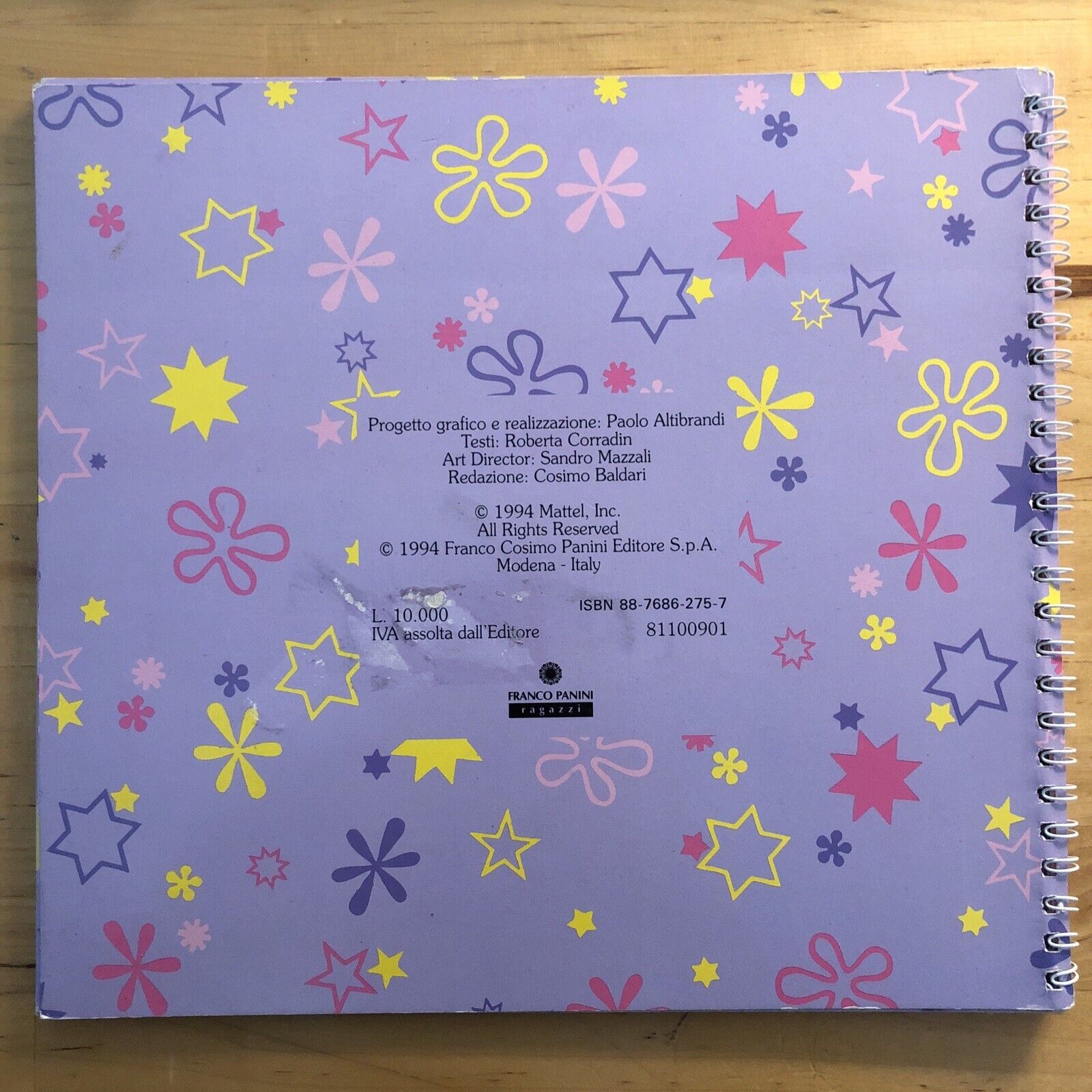 BARBIE - attimi indimenticabili, L'album portafoto di Barbie 1994 Mattel, Panini