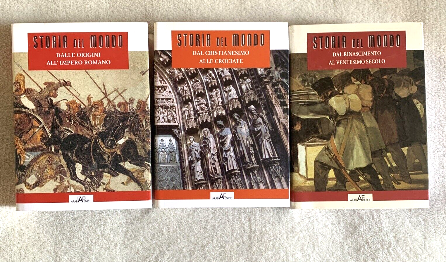 STORIA DEL MONDO - ARABA FENICE. Origini, Cristianesimo Crociate, Rinascimento