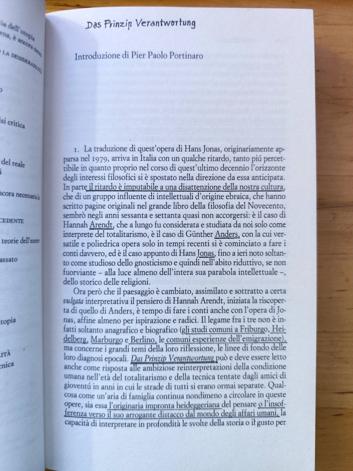 Il principio responsabilità - Jonas, Einaudi Paperbacks filosofia 1993