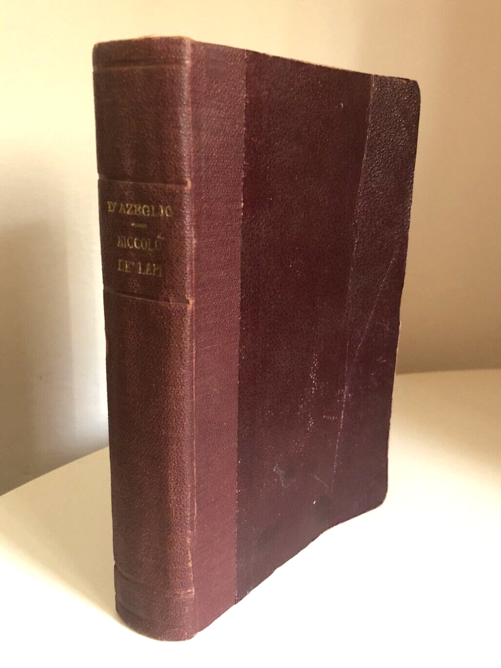 MASSIMO D'AZEGLIO, NICCOLÒ DE' LAPI i Palleschi e i Piagnoni 2 vol completo 1882