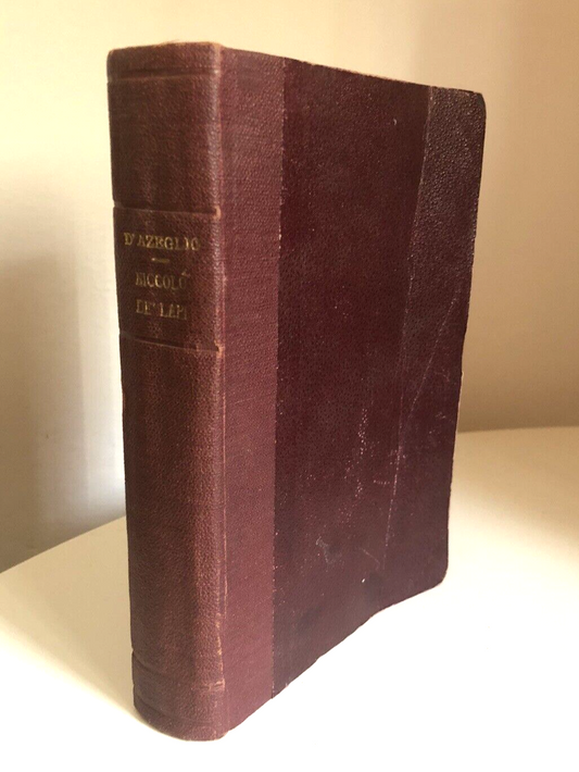 MASSIMO D'AZEGLIO, NICCOLÒ DE' LAPI i Palleschi e i Piagnoni 2 vol completo 1882