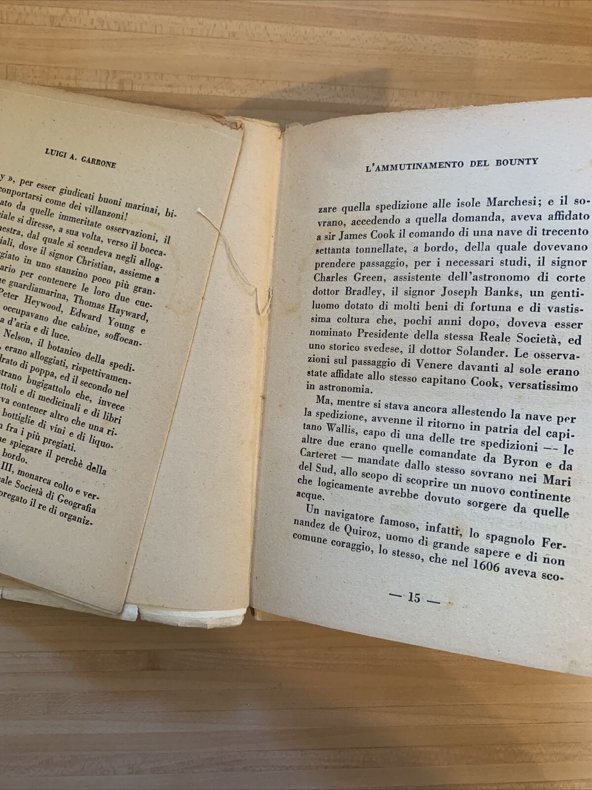 L'AMMUTINAMENTO DEL BOUNTY, Garrone, ed. Aurora 1937 #