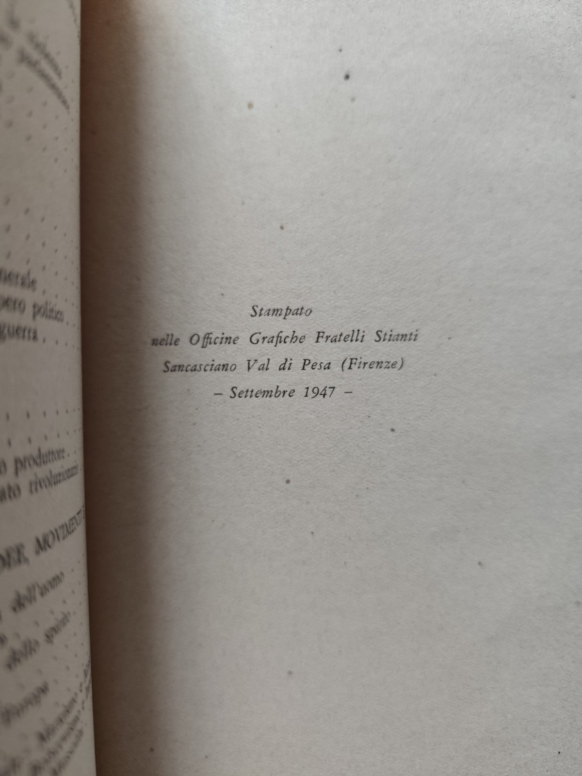 Sorel a cura di Giovanni Spadolini. L'Arco Firenze - biblioteca politica 1947