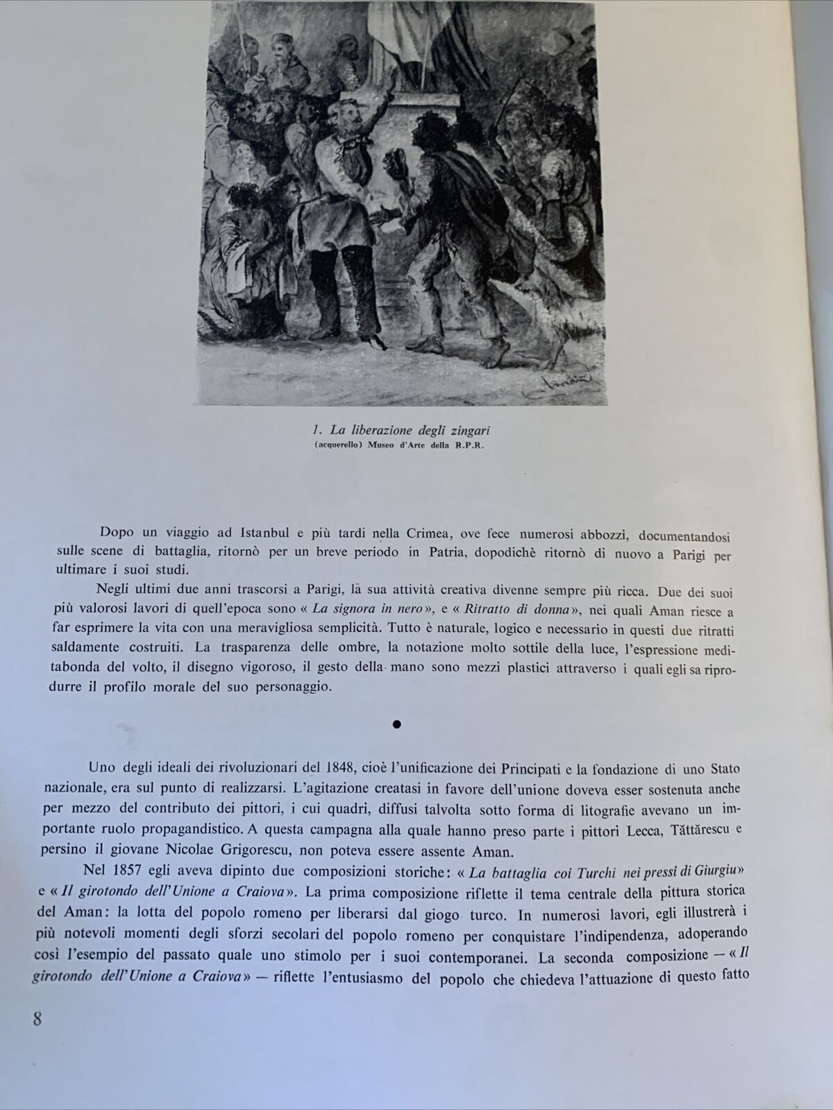 Theodor Aman. I maestri della pittura Romena 1954